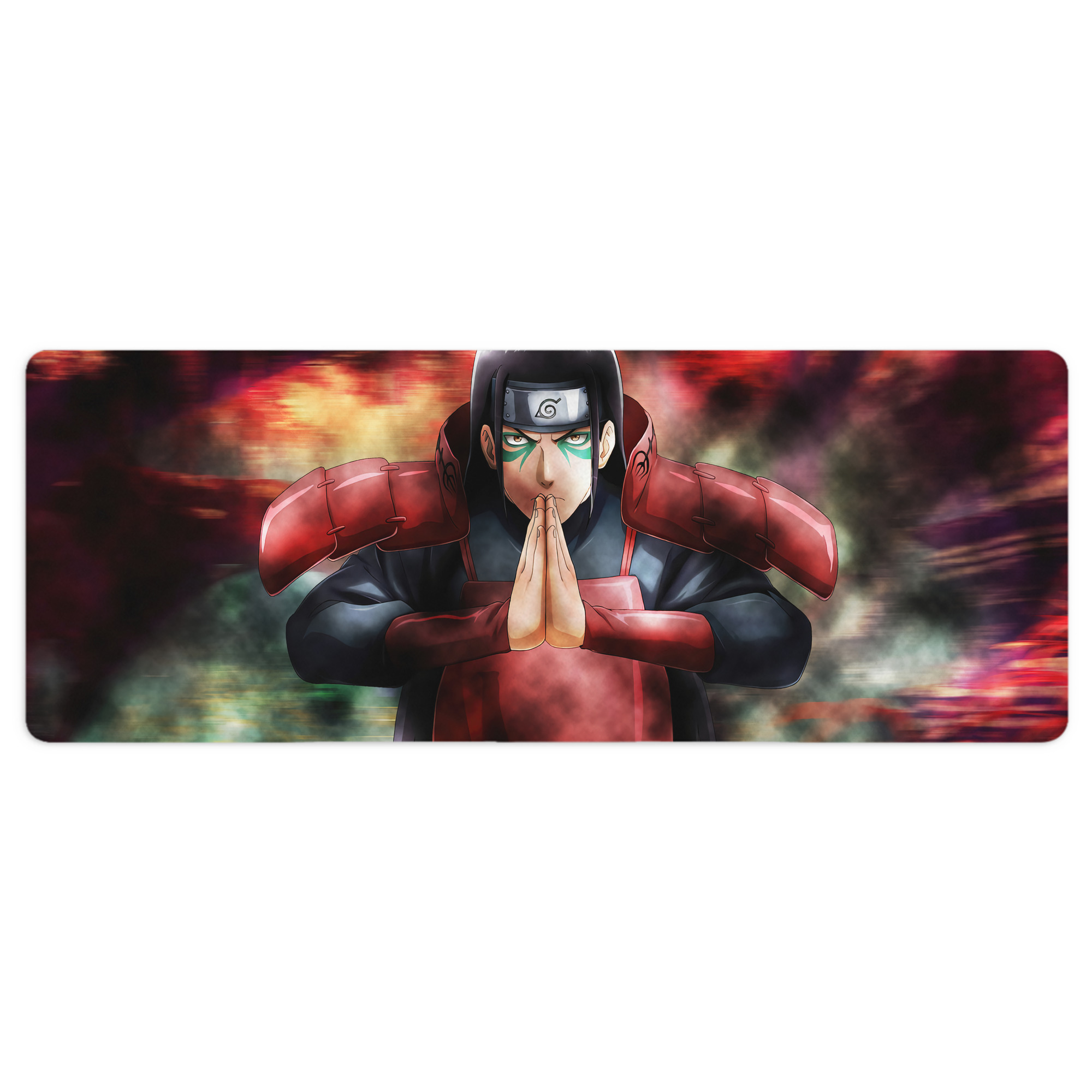 （画像用） NARUTO -ナルト- NARUTO -ナルト- 疾風伝 ステッチ加工 大判デスクマット／滑り止めマウスパッド