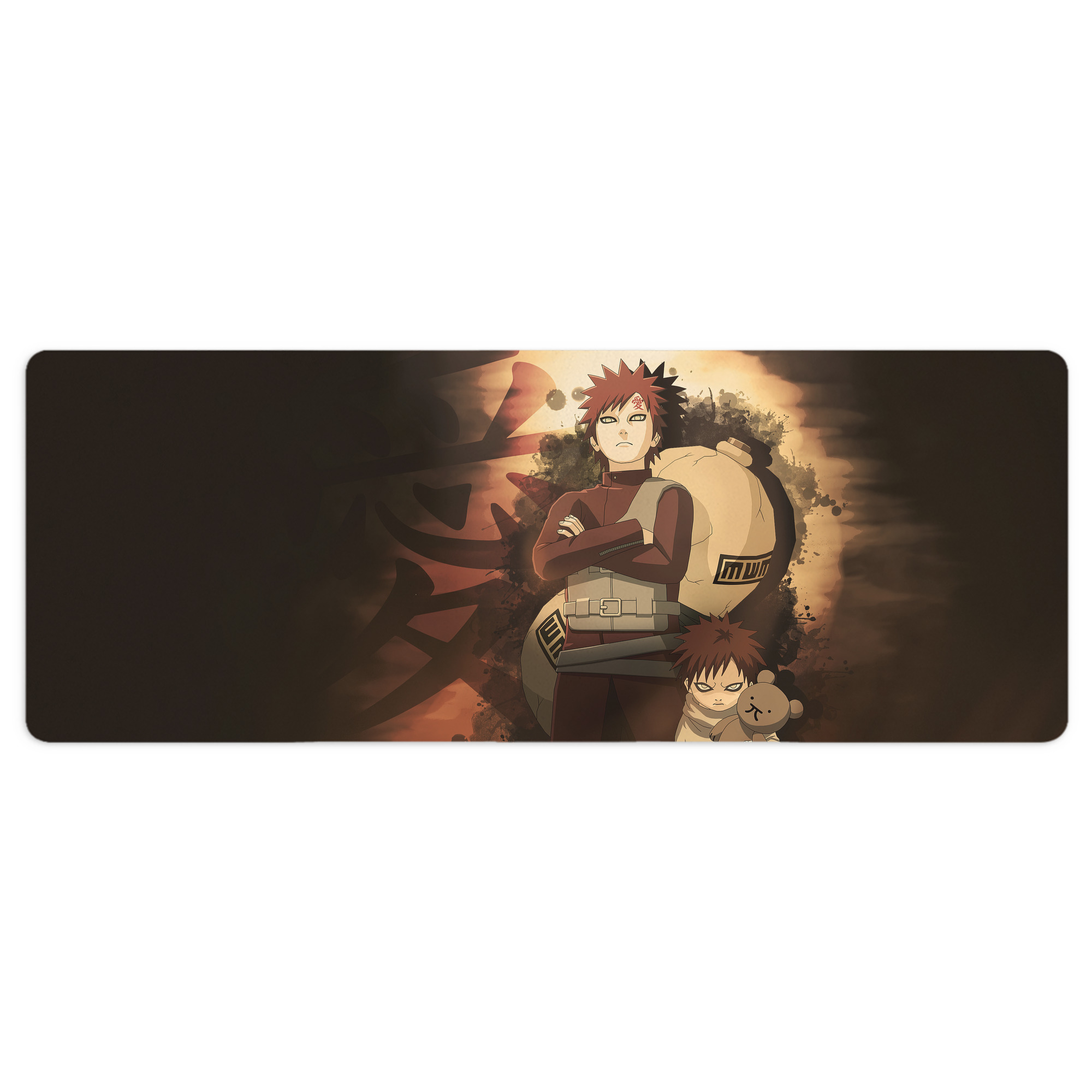（画像用） NARUTO -ナルト- NARUTO -ナルト- 疾風伝 ステッチ加工 大判デスクマット／滑り止めマウスパッド