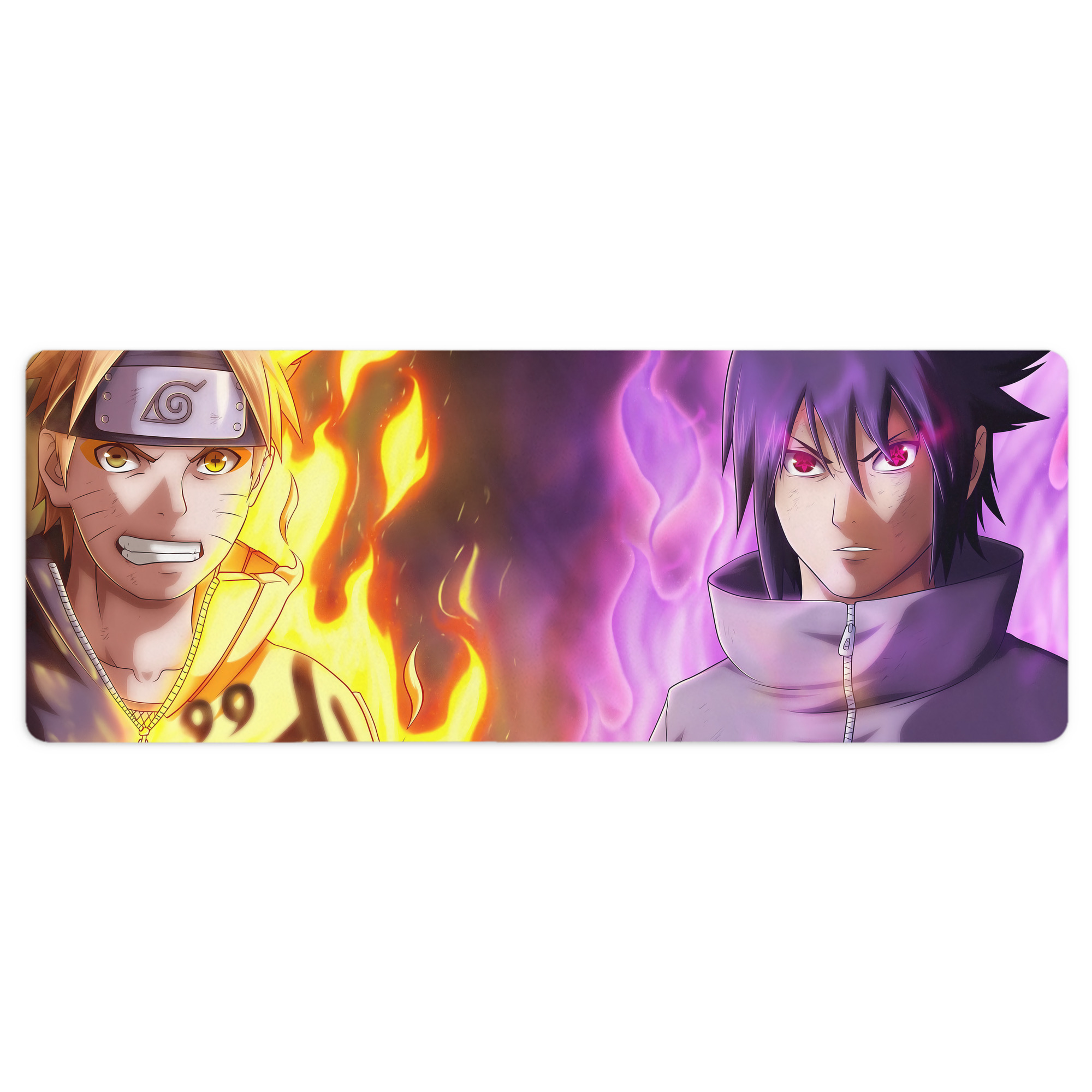 （画像用） NARUTO -ナルト- NARUTO -ナルト- 疾風伝 ステッチ加工 大判デスクマット／滑り止めマウスパッド