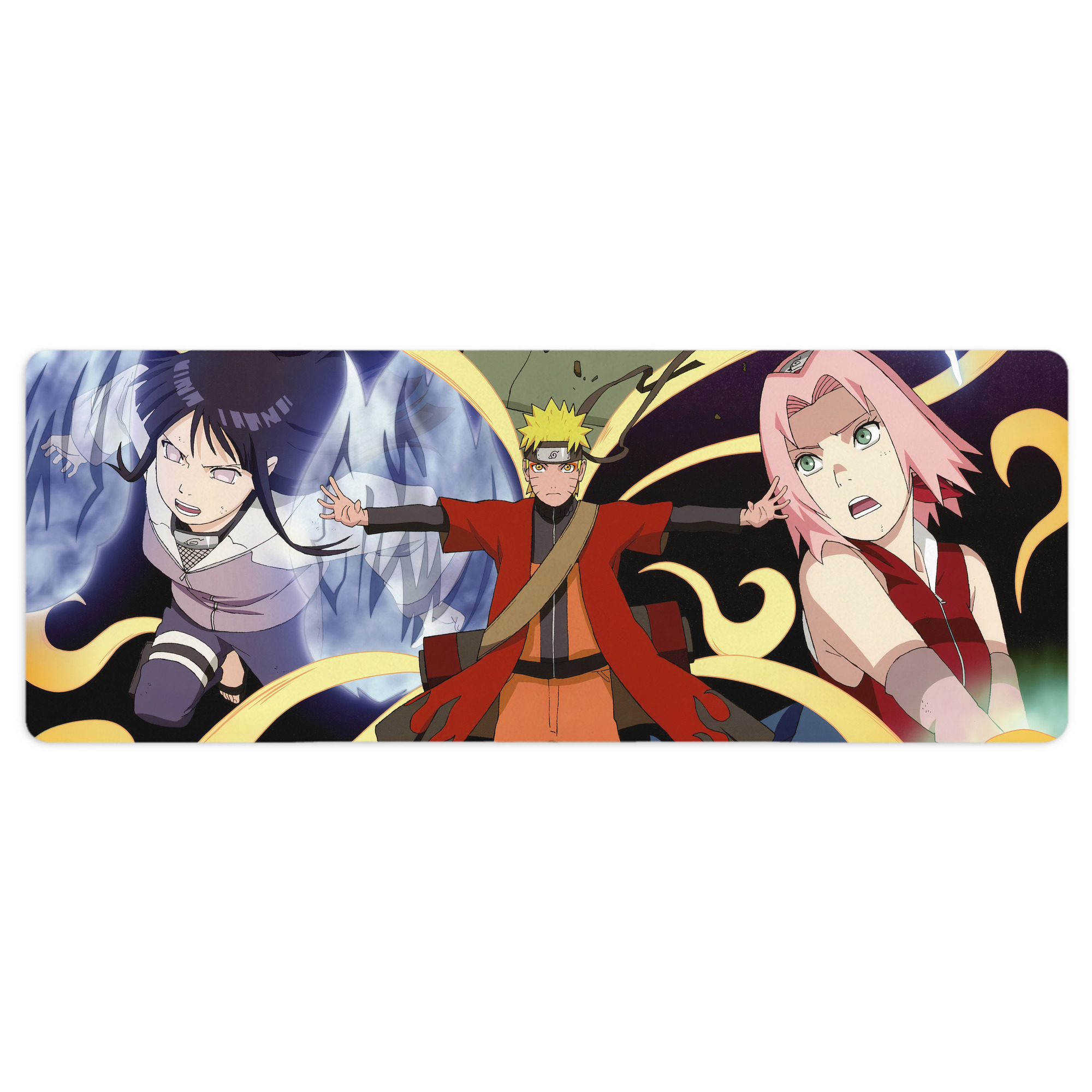 （画像用） NARUTO -ナルト- NARUTO -ナルト- 疾風伝 ステッチ加工 大判デスクマット／滑り止めマウスパッド