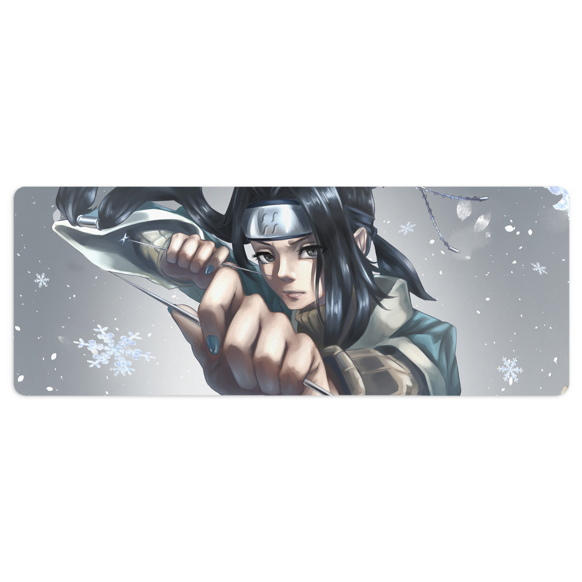 （画像用） NARUTO -ナルト- NARUTO -ナルト- 疾風伝 ステッチ加工 大判デスクマット／滑り止めマウスパッド