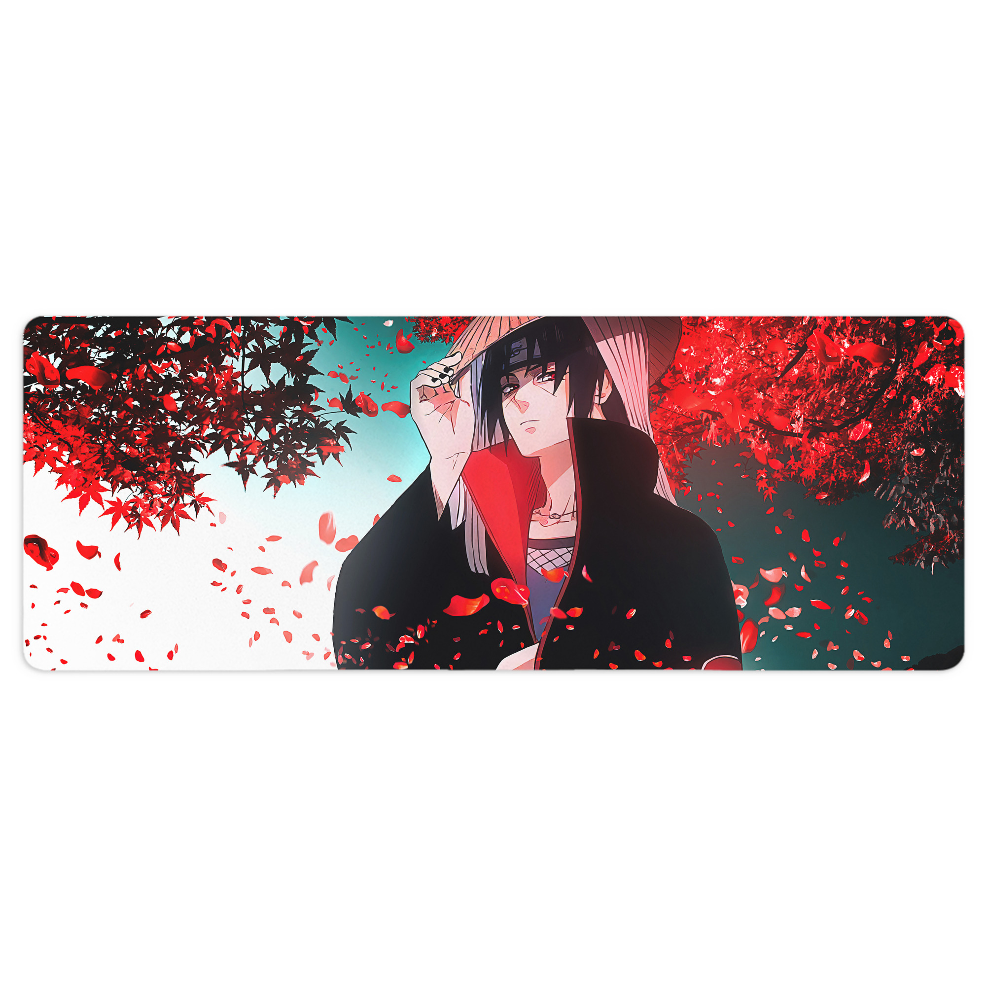 （画像用） NARUTO -ナルト- NARUTO -ナルト- 疾風伝 ステッチ加工 大判デスクマット／滑り止めマウスパッド