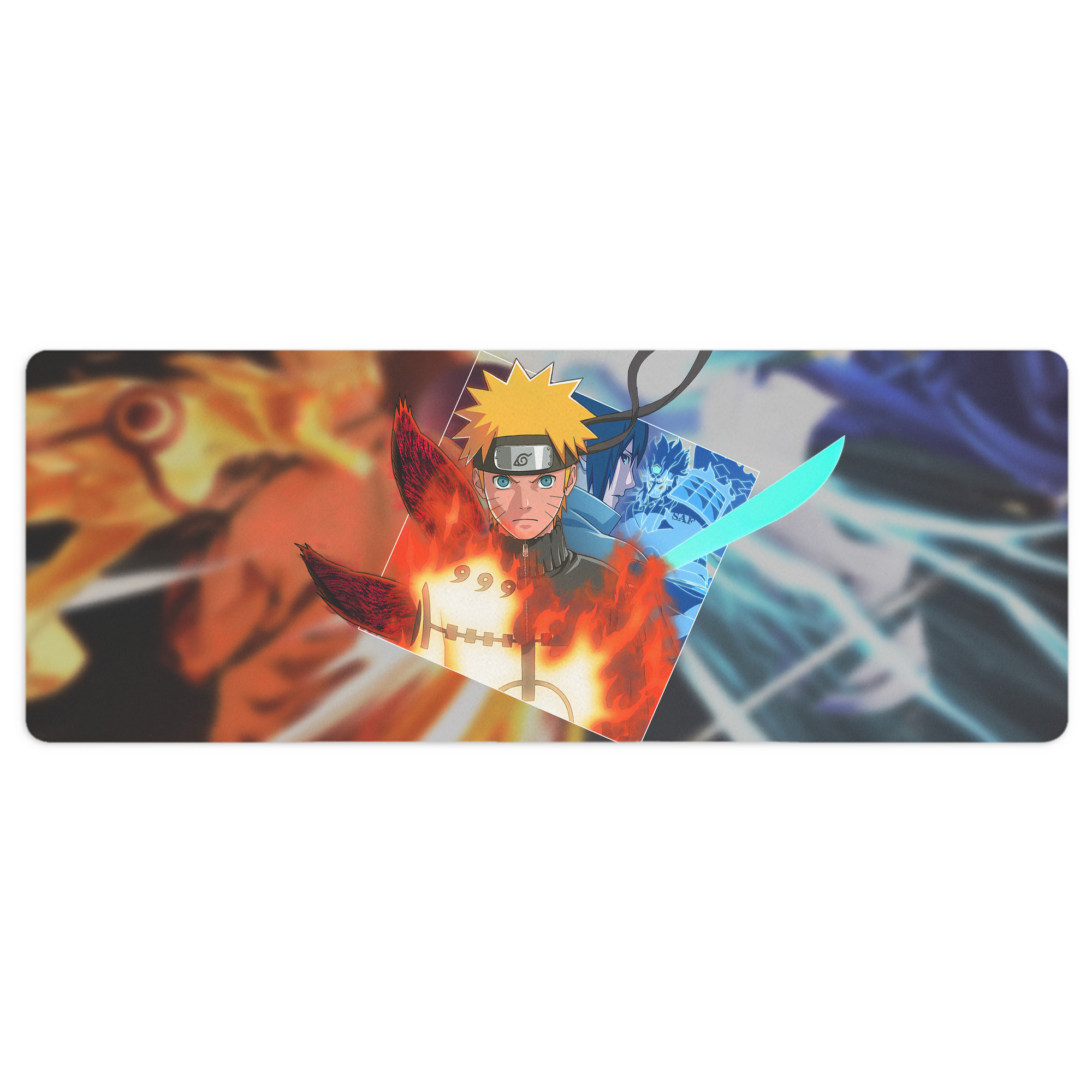 （画像用） NARUTO -ナルト- NARUTO -ナルト- 疾風伝 ステッチ加工 大判デスクマット／滑り止めマウスパッド