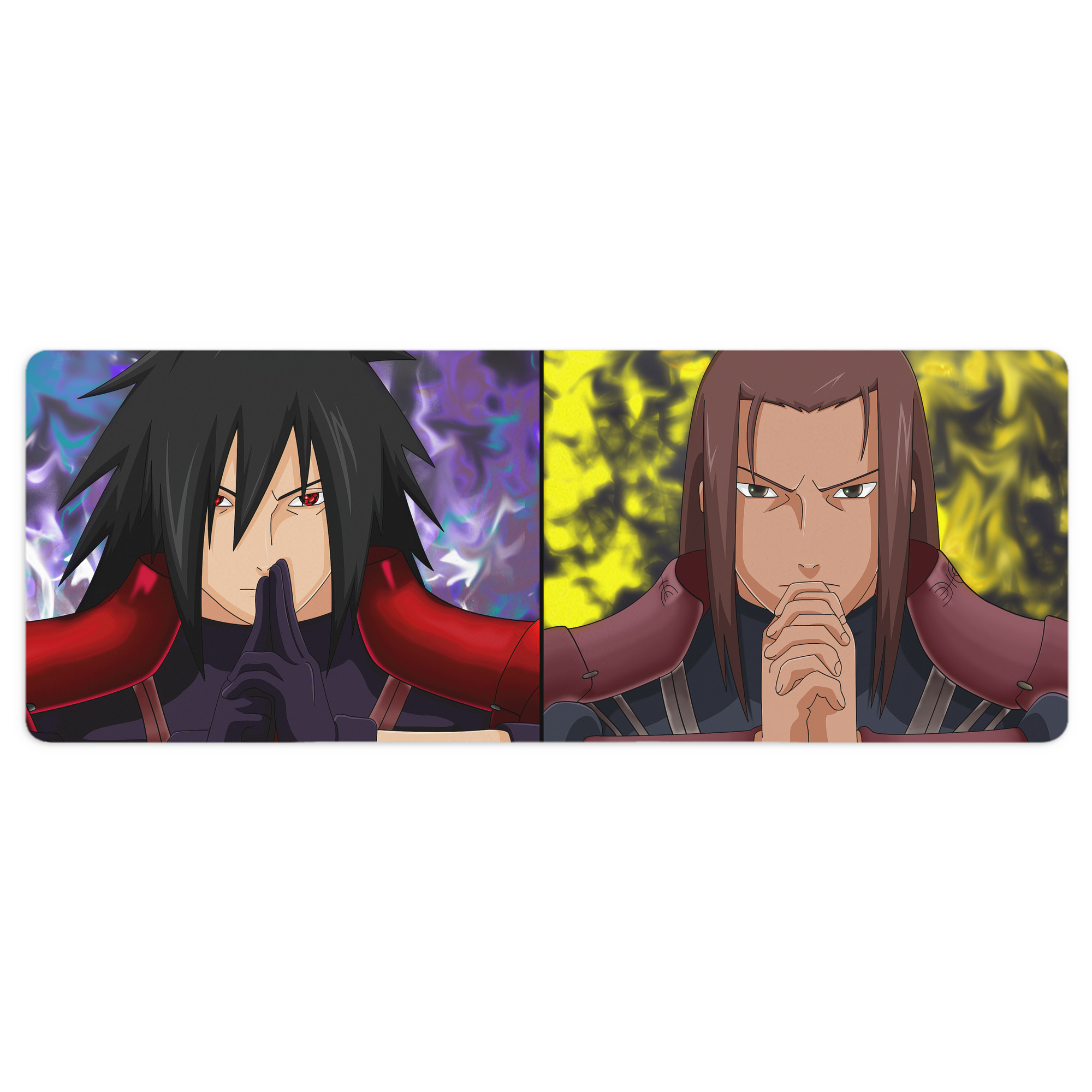 （画像用） NARUTO -ナルト- NARUTO -ナルト- 疾風伝 ステッチ加工 大判デスクマット／滑り止めマウスパッド