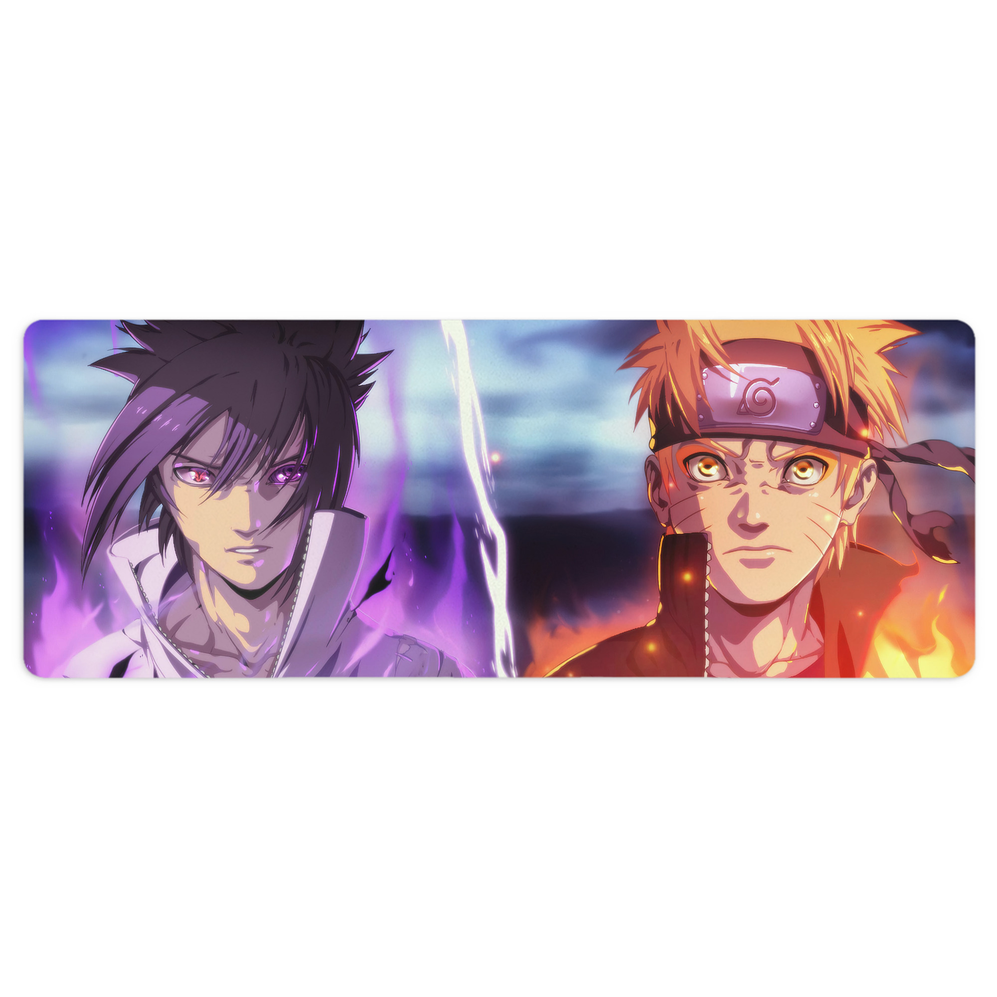 （画像用） NARUTO -ナルト- NARUTO -ナルト- 疾風伝 ステッチ加工 大判デスクマット／滑り止めマウスパッド