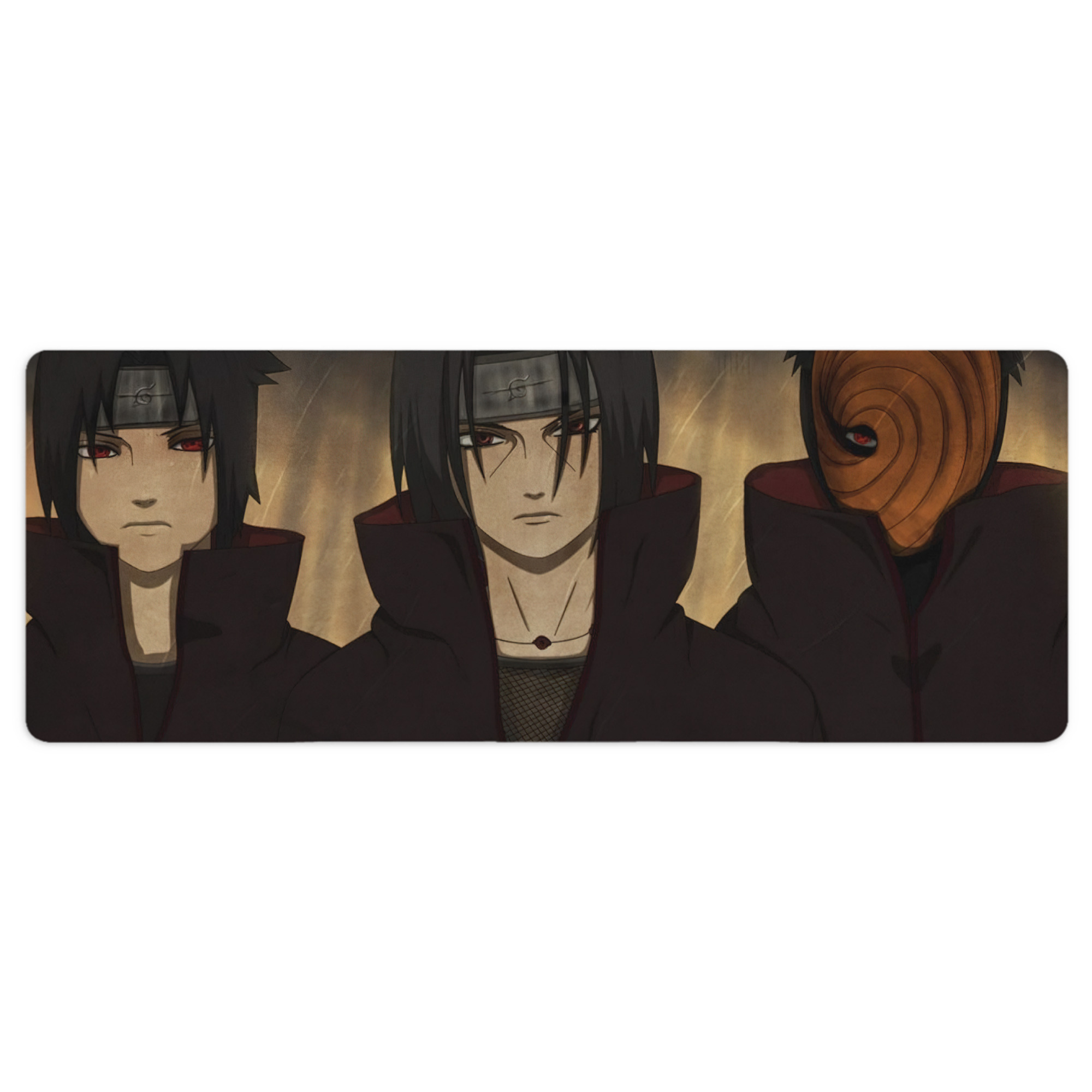 （画像用） NARUTO -ナルト- NARUTO -ナルト- 疾風伝 ステッチ加工 大判デスクマット／滑り止めマウスパッド