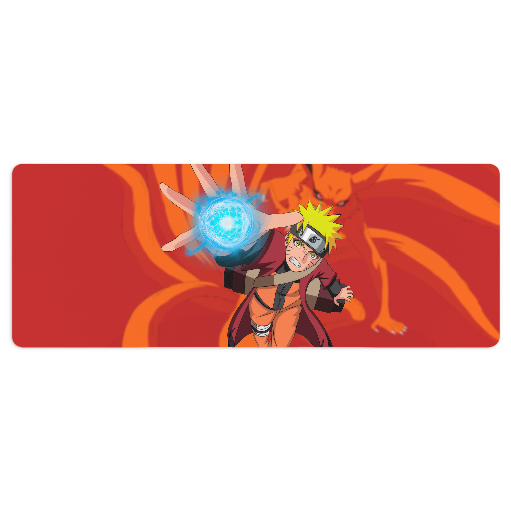（画像用） NARUTO -ナルト- NARUTO -ナルト- 疾風伝 ステッチ加工 大判デスクマット／滑り止めマウスパッド