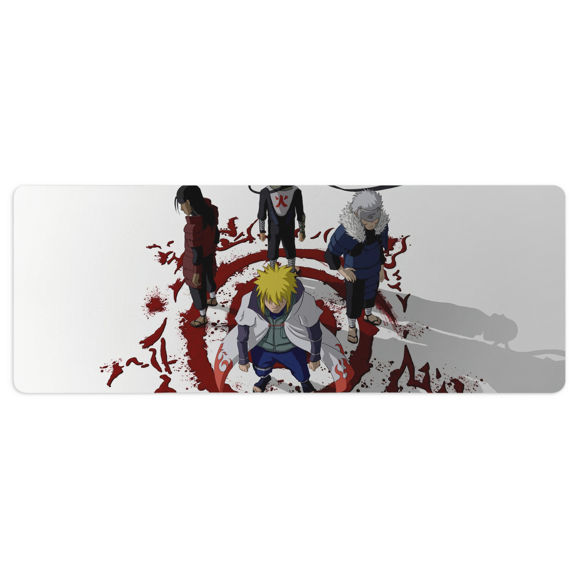 （画像用） NARUTO -ナルト- NARUTO -ナルト- 疾風伝 ステッチ加工 大判デスクマット／滑り止めマウスパッド