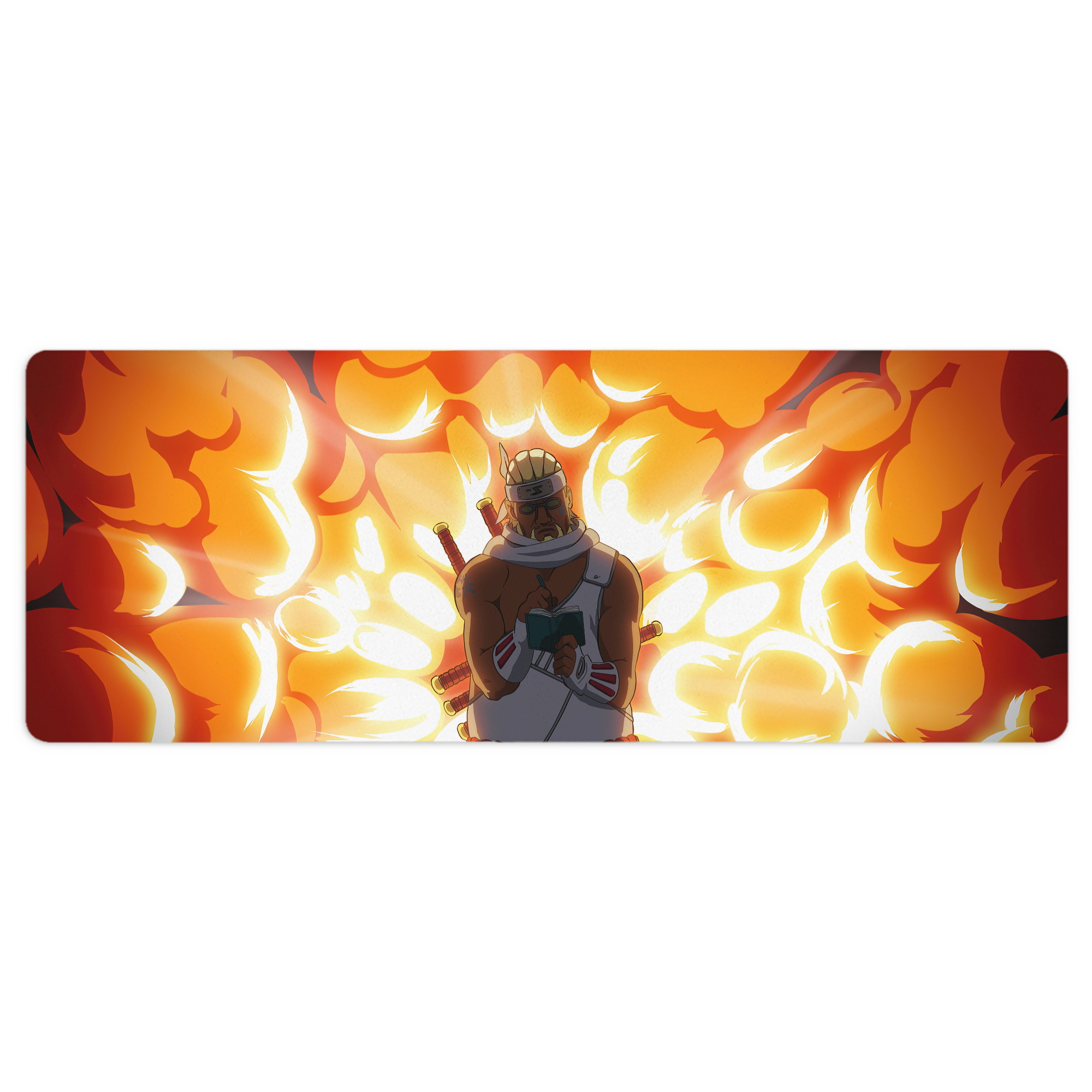 （画像用） NARUTO -ナルト- NARUTO -ナルト- 疾風伝 ステッチ加工 大判デスクマット／滑り止めマウスパッド