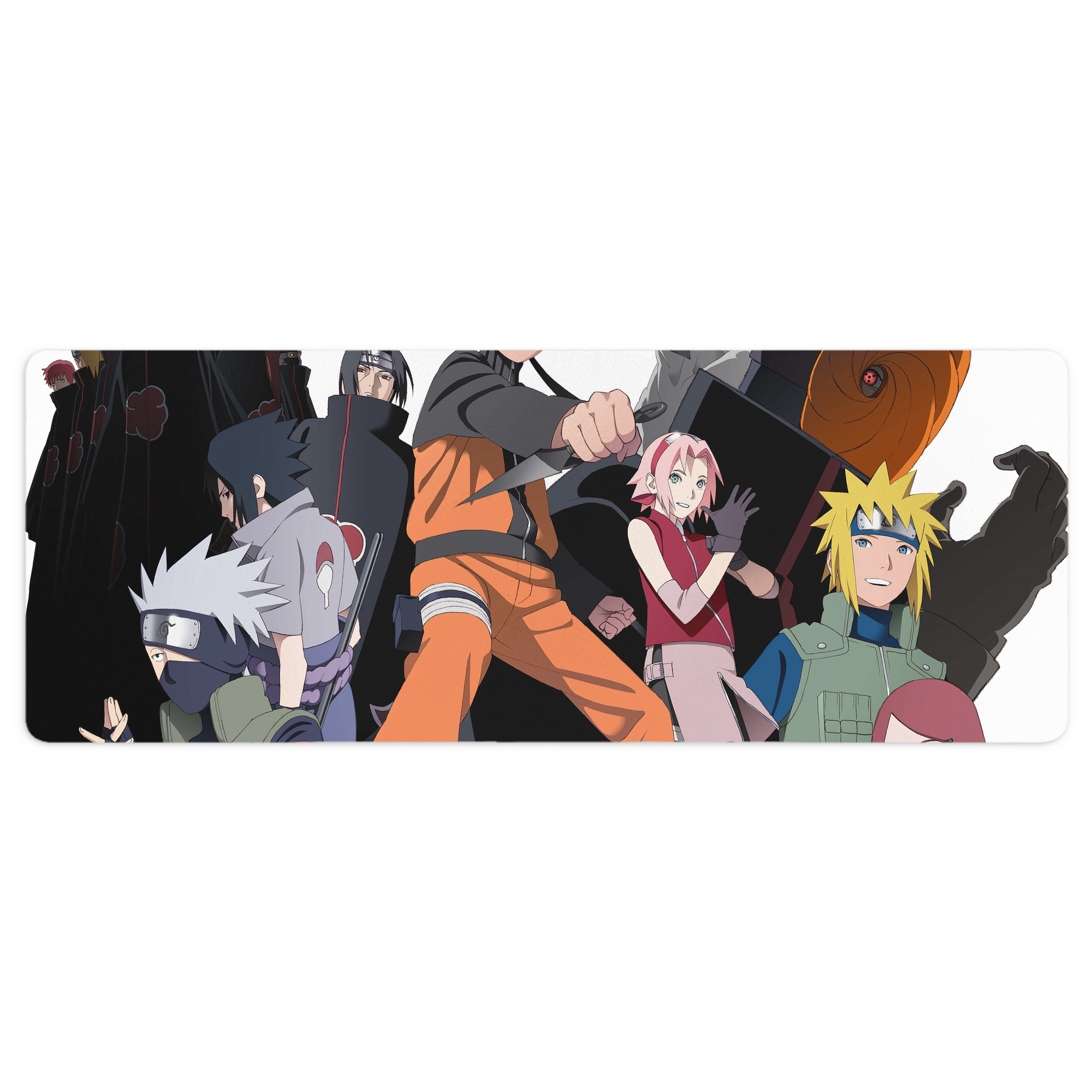 （画像用） NARUTO -ナルト- NARUTO -ナルト- 疾風伝 ステッチ加工 大判デスクマット／滑り止めマウスパッド