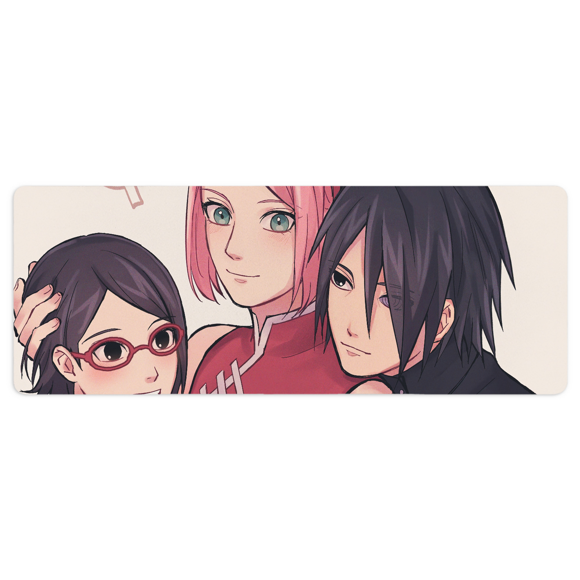 （画像用） NARUTO -ナルト- NARUTO -ナルト- 疾風伝 ステッチ加工 大判デスクマット／滑り止めマウスパッド