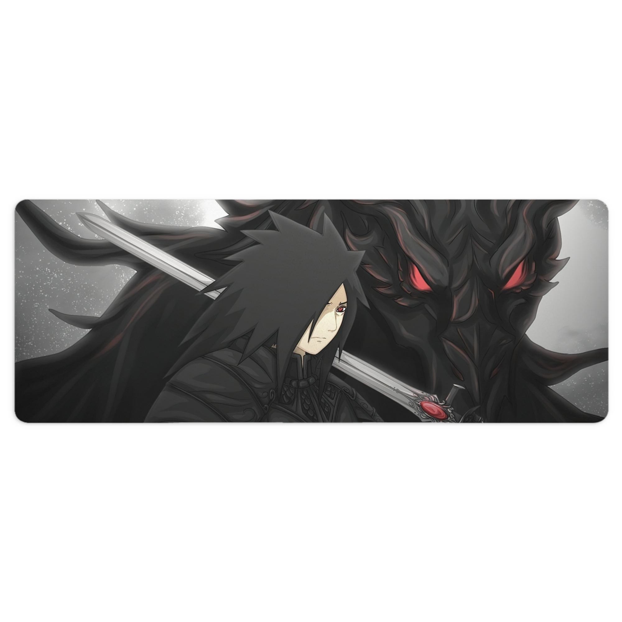 （画像用） NARUTO -ナルト- NARUTO -ナルト- 疾風伝 ステッチ加工 大判デスクマット／滑り止めマウスパッド