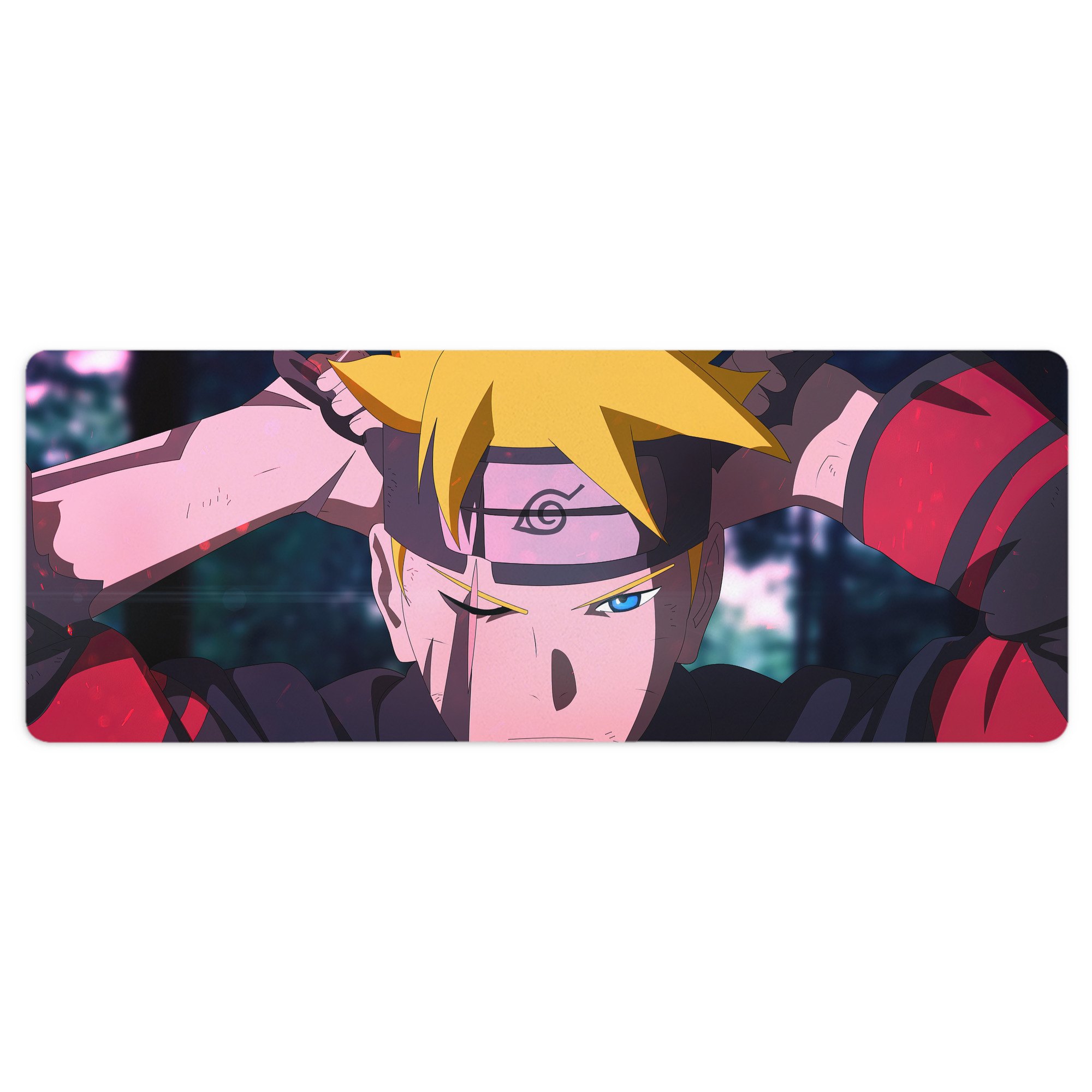 （画像用） NARUTO -ナルト- NARUTO -ナルト- 疾風伝 ステッチ加工 大判デスクマット／滑り止めマウスパッド