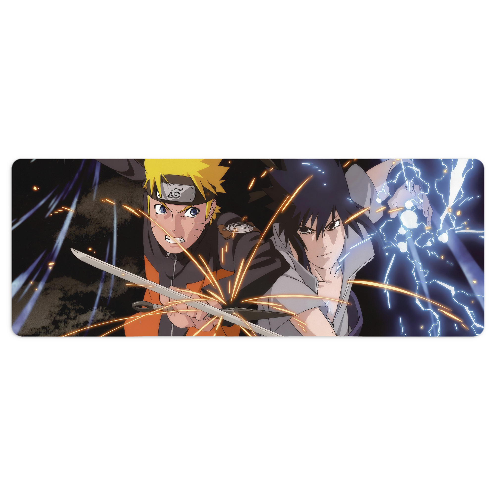 （画像用） NARUTO -ナルト- NARUTO -ナルト- 疾風伝 ステッチ加工 大判デスクマット／滑り止めマウスパッド