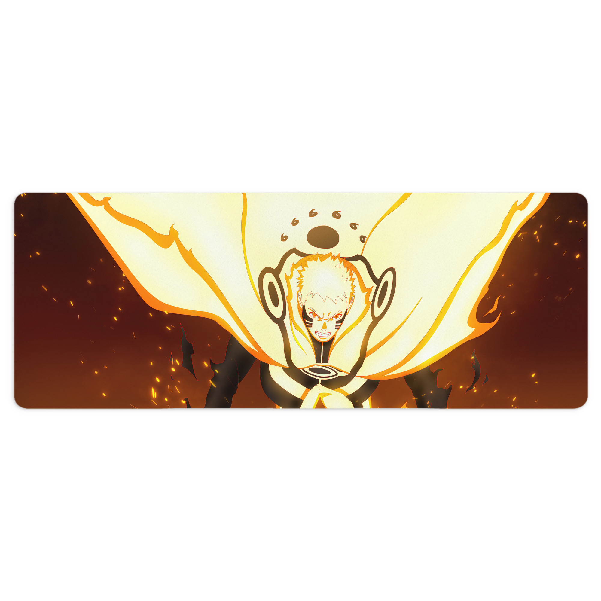 （画像用） NARUTO -ナルト- NARUTO -ナルト- 疾風伝 ステッチ加工 大判デスクマット／滑り止めマウスパッド