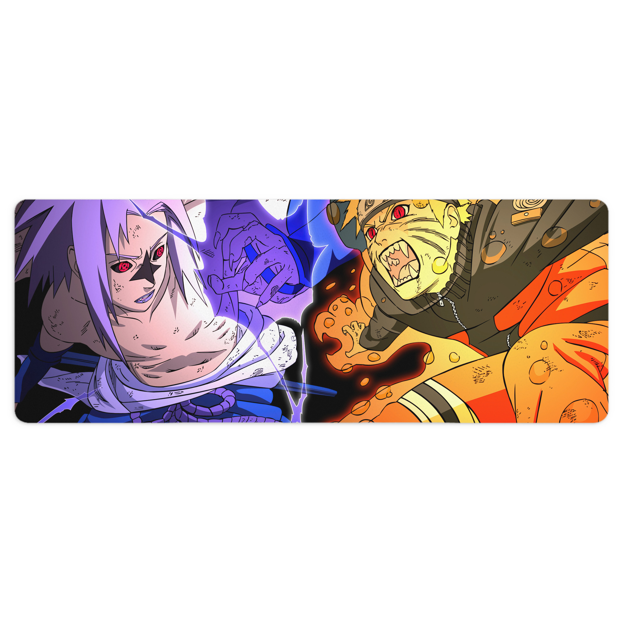 （画像用） NARUTO -ナルト- NARUTO -ナルト- 疾風伝 ステッチ加工 大判デスクマット／滑り止めマウスパッド