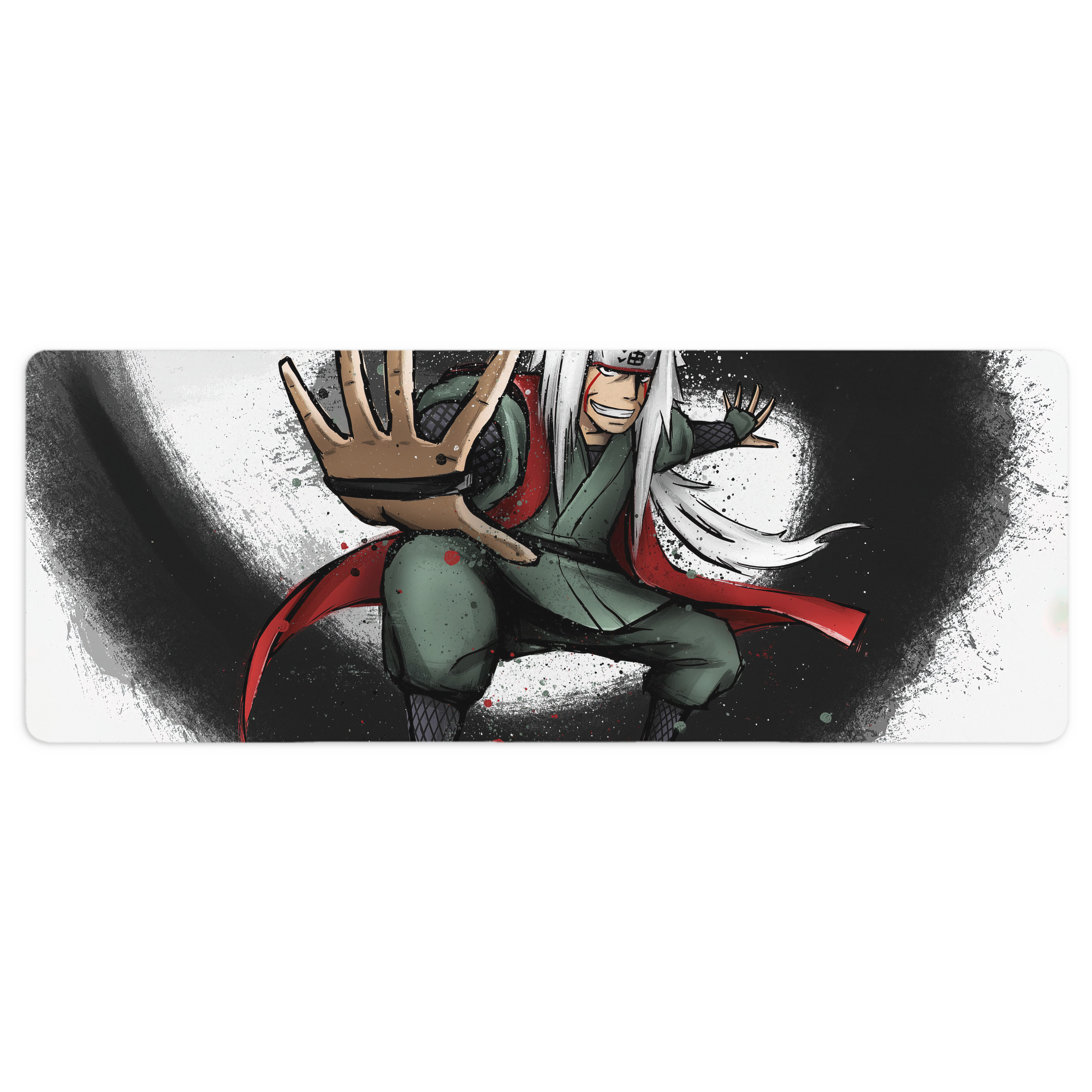（画像用） NARUTO -ナルト- NARUTO -ナルト- 疾風伝 ステッチ加工 大判デスクマット／滑り止めマウスパッド