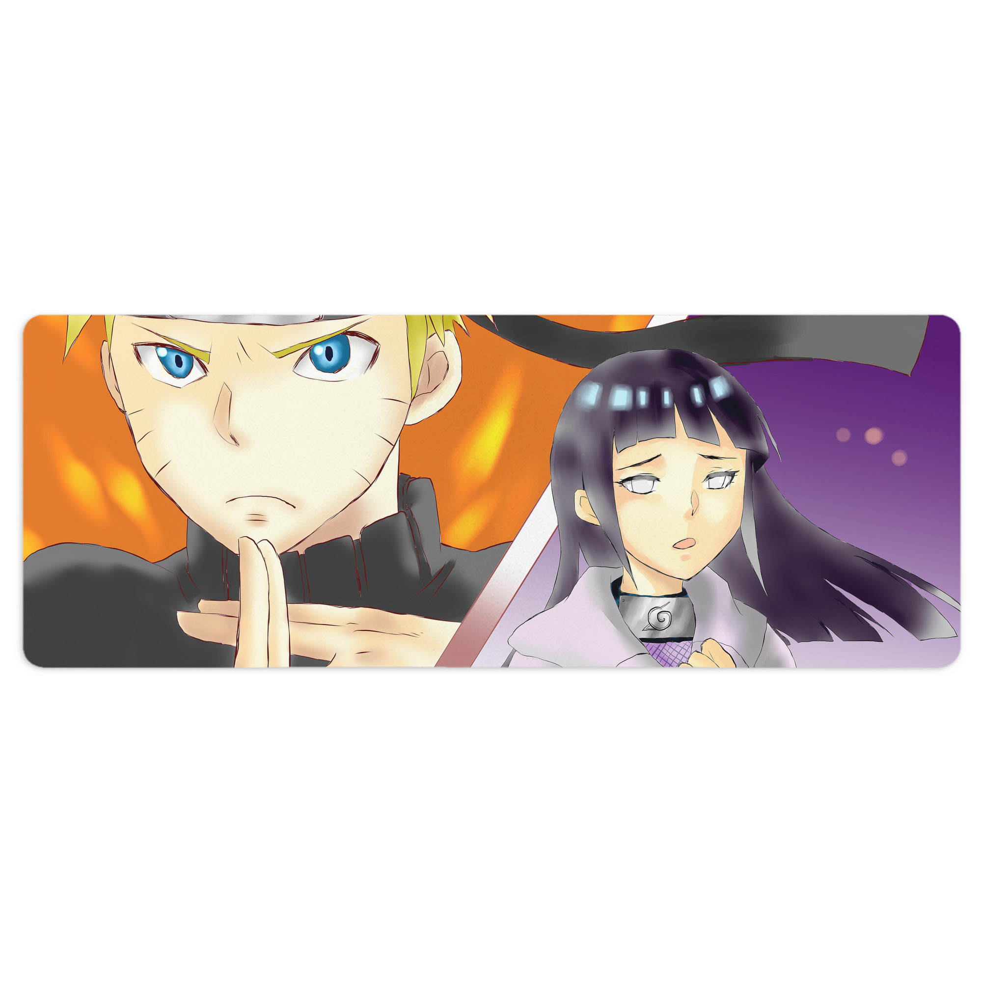 （画像用） NARUTO -ナルト- NARUTO -ナルト- 疾風伝 ステッチ加工 大判デスクマット／滑り止めマウスパッド