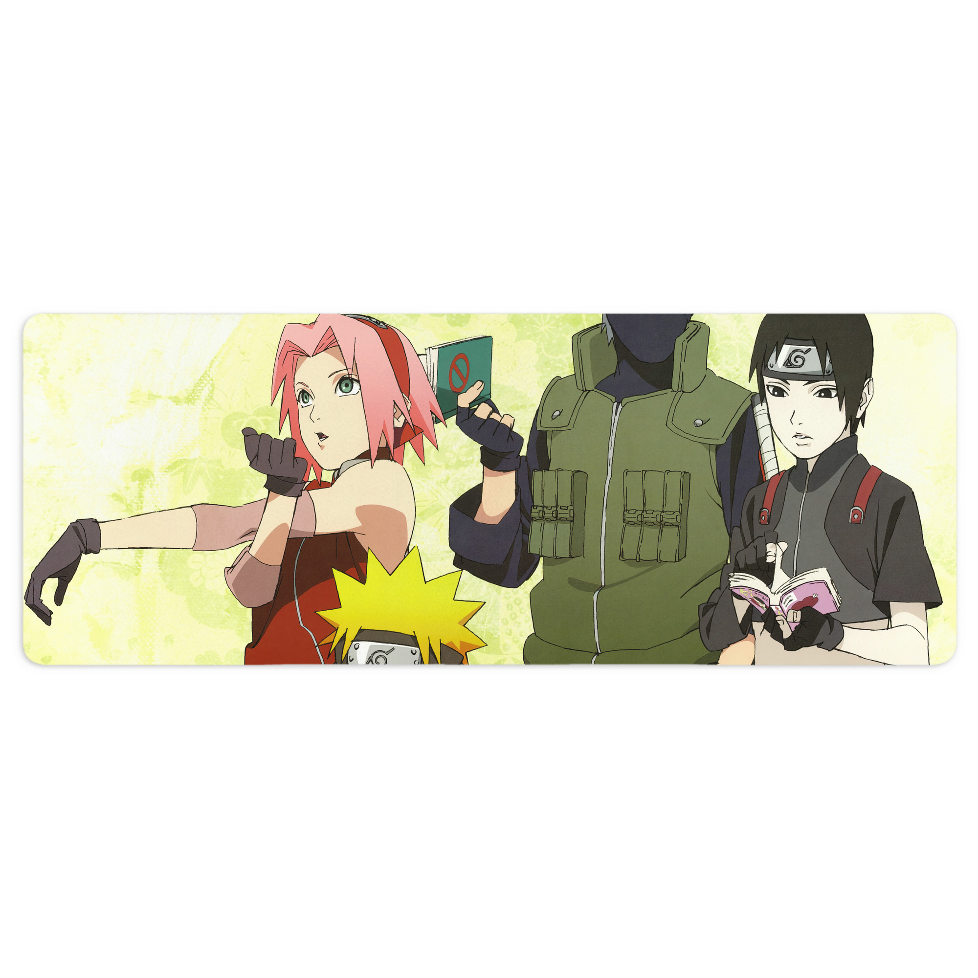 （画像用） NARUTO -ナルト- NARUTO -ナルト- 疾風伝 ステッチ加工 大判デスクマット／滑り止めマウスパッド