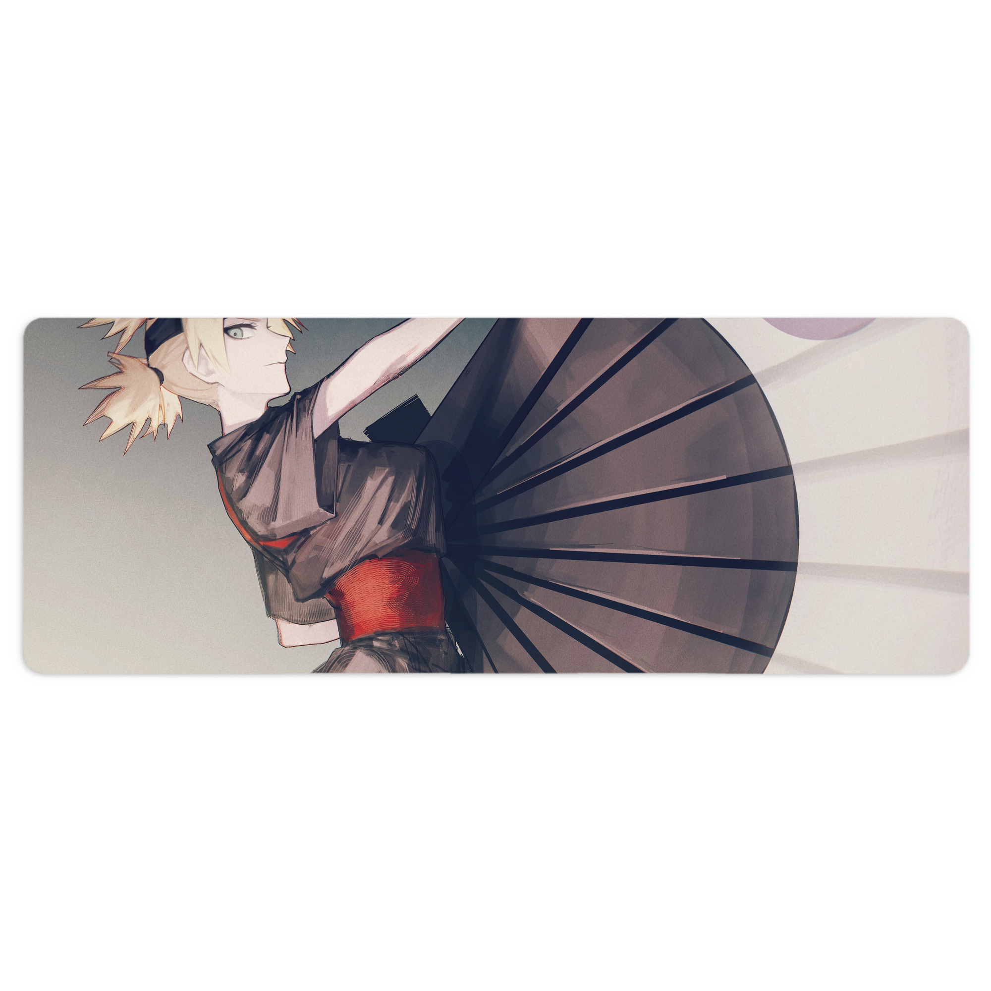 （画像用） NARUTO -ナルト- NARUTO -ナルト- 疾風伝 ステッチ加工 大判デスクマット／滑り止めマウスパッド