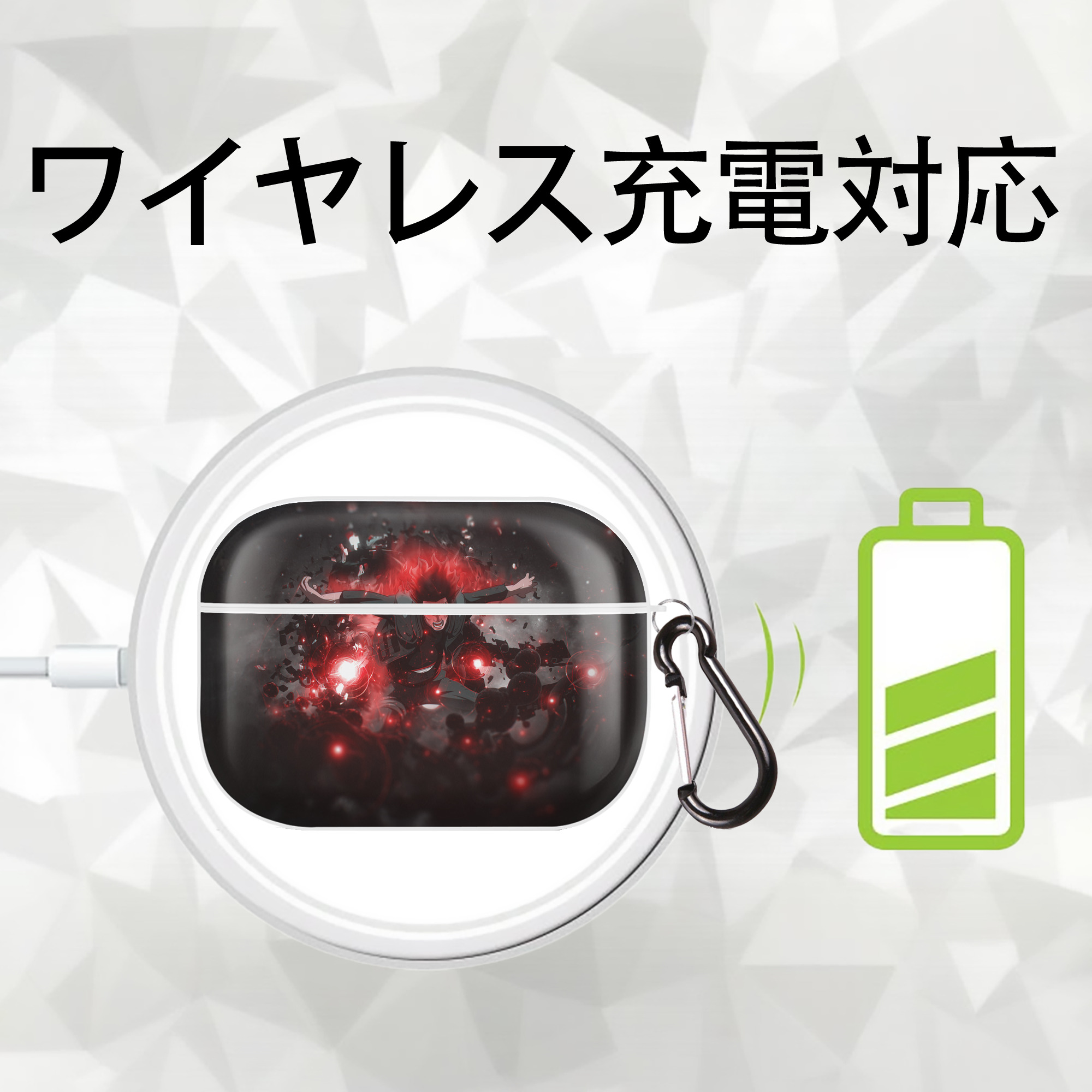 NARUTO -ナルト- NARUTO -ナルト- 疾風伝 【AirPods Pro用】ハードシェル保護ケース 耐衝撃・防指紋・カラビナ付き商品仕様