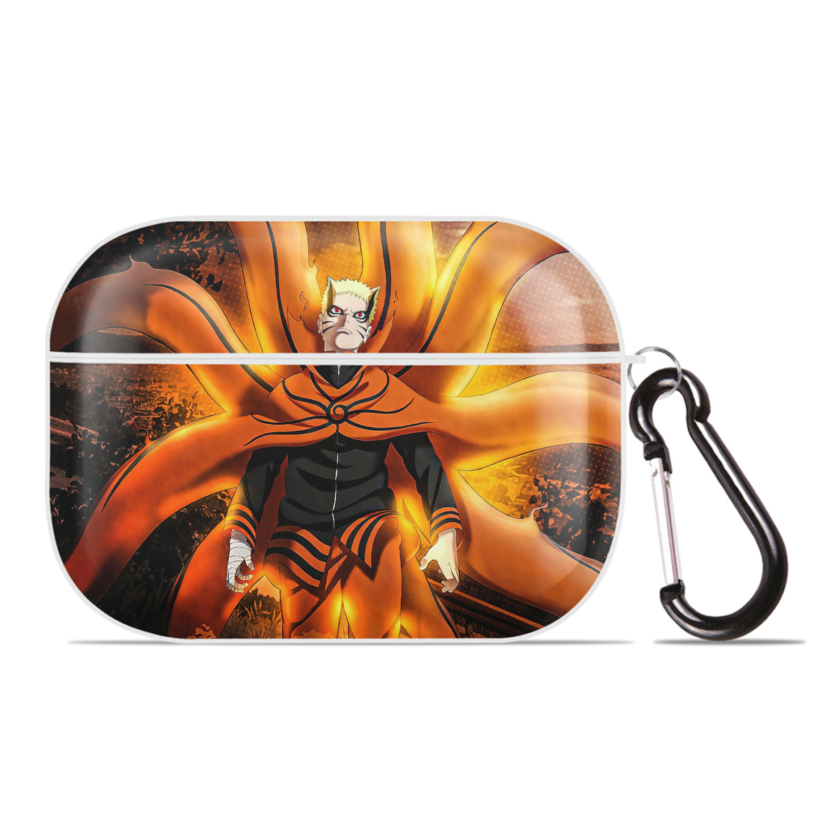 （画像用） NARUTO -ナルト- NARUTO -ナルト- 疾風伝 【AirPods Pro用】ハードシェル保護ケース 耐衝撃・防指紋・カラビナ付き商品仕様