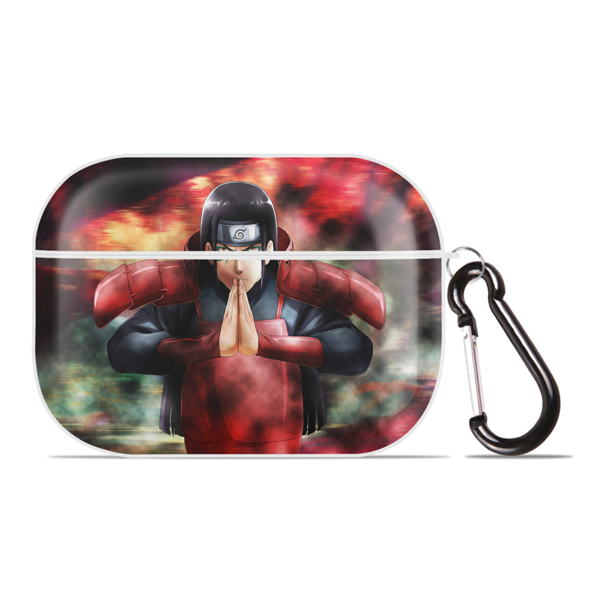 （画像用） NARUTO -ナルト- NARUTO -ナルト- 疾風伝 【AirPods Pro用】ハードシェル保護ケース 耐衝撃・防指紋・カラビナ付き商品仕様