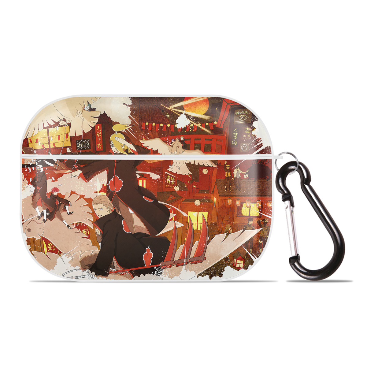 （画像用） NARUTO -ナルト- NARUTO -ナルト- 疾風伝 【AirPods Pro用】ハードシェル保護ケース 耐衝撃・防指紋・カラビナ付き商品仕様