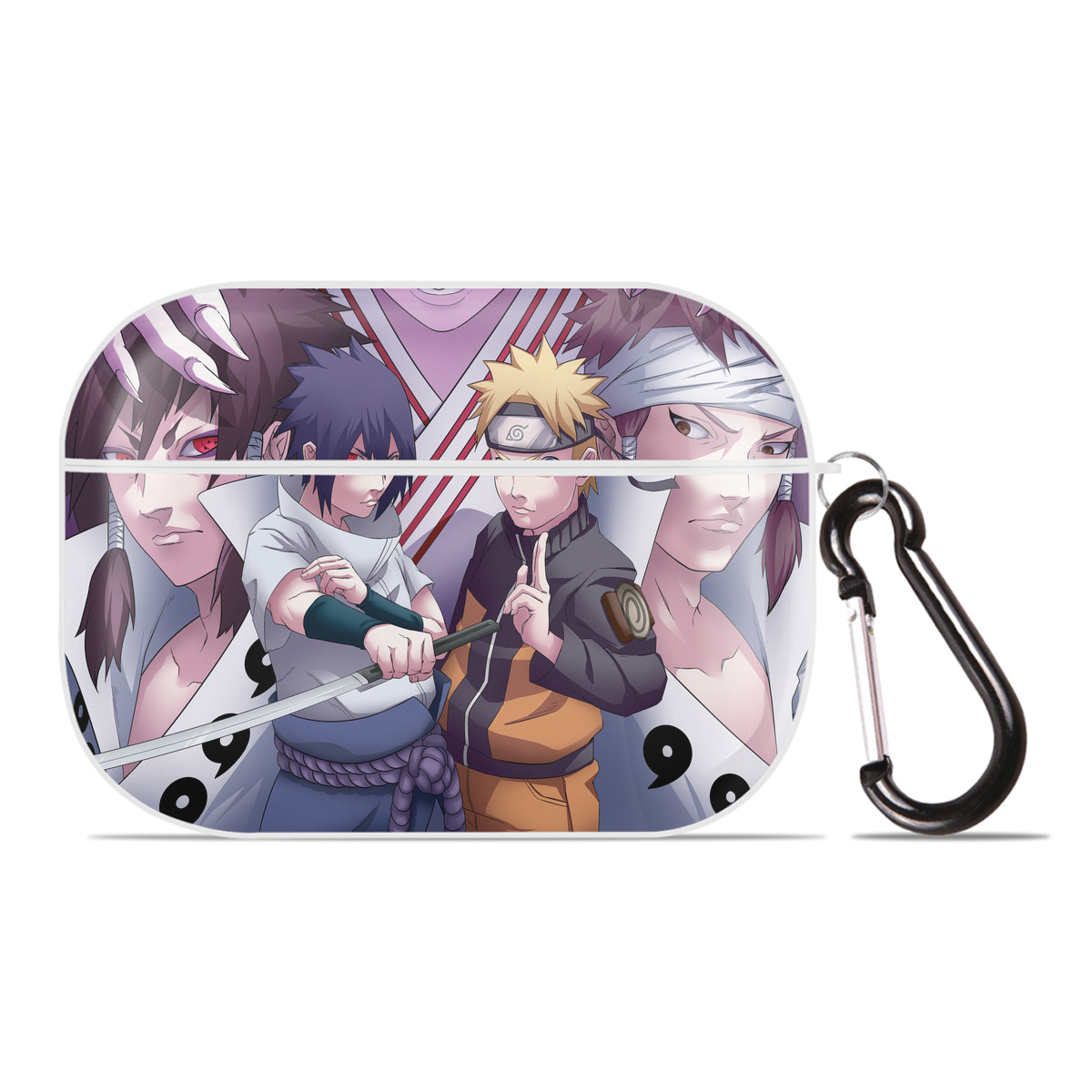 （画像用） NARUTO -ナルト- NARUTO -ナルト- 疾風伝 【AirPods Pro用】ハードシェル保護ケース 耐衝撃・防指紋・カラビナ付き商品仕様