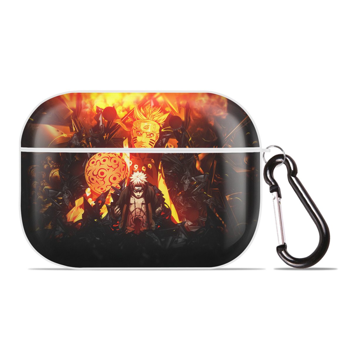 （画像用） NARUTO -ナルト- NARUTO -ナルト- 疾風伝 【AirPods Pro用】ハードシェル保護ケース 耐衝撃・防指紋・カラビナ付き商品仕様