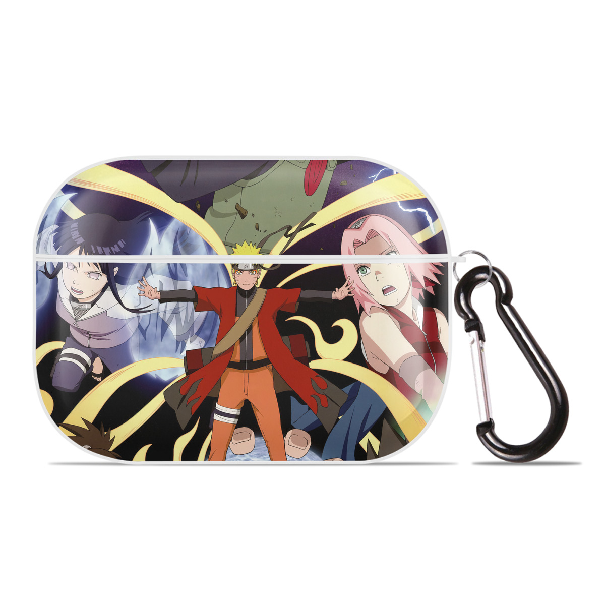 （画像用） NARUTO -ナルト- NARUTO -ナルト- 疾風伝 【AirPods Pro用】ハードシェル保護ケース 耐衝撃・防指紋・カラビナ付き商品仕様