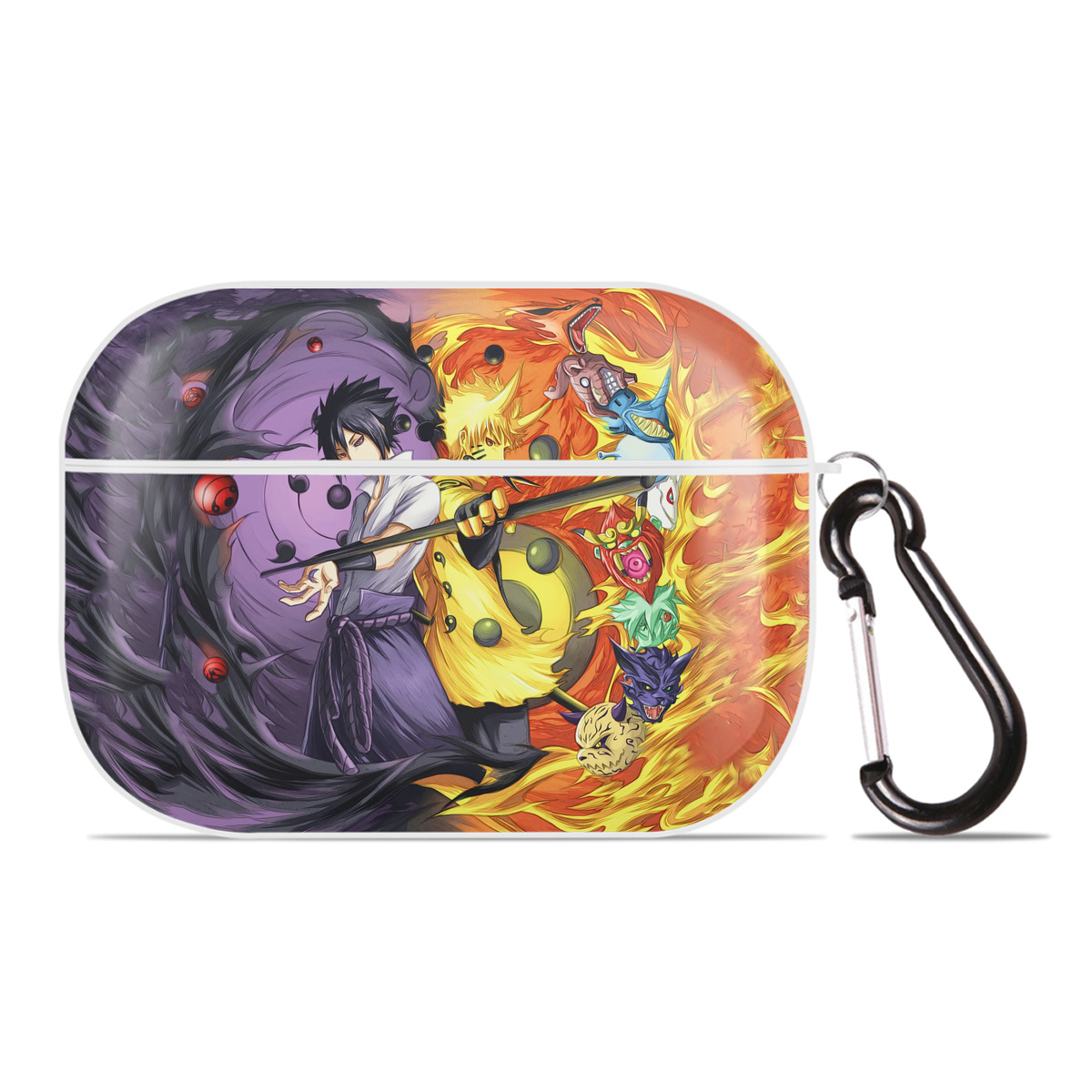 （画像用） NARUTO -ナルト- NARUTO -ナルト- 疾風伝 【AirPods Pro用】ハードシェル保護ケース 耐衝撃・防指紋・カラビナ付き商品仕様