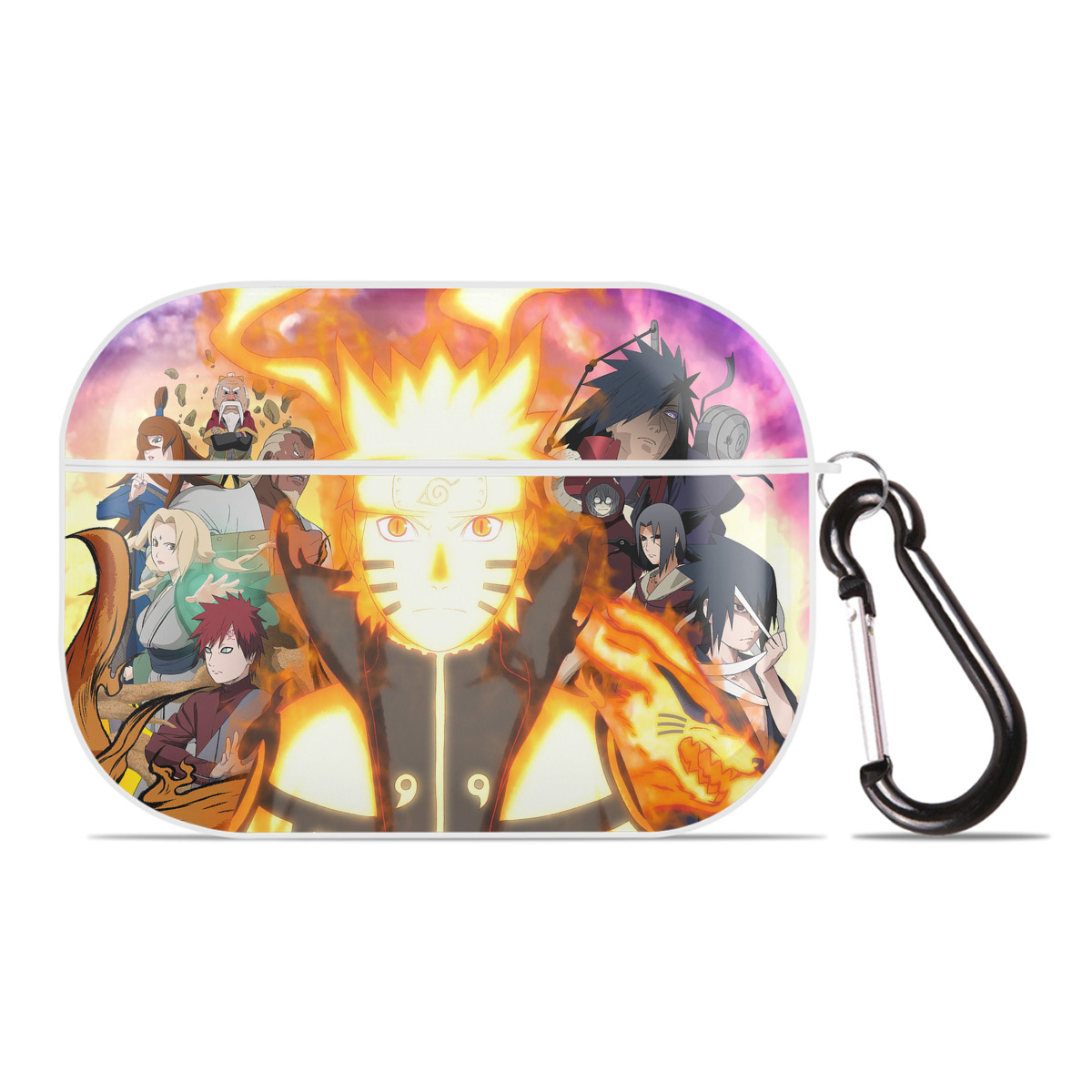 （画像用） NARUTO -ナルト- NARUTO -ナルト- 疾風伝 【AirPods Pro用】ハードシェル保護ケース 耐衝撃・防指紋・カラビナ付き商品仕様