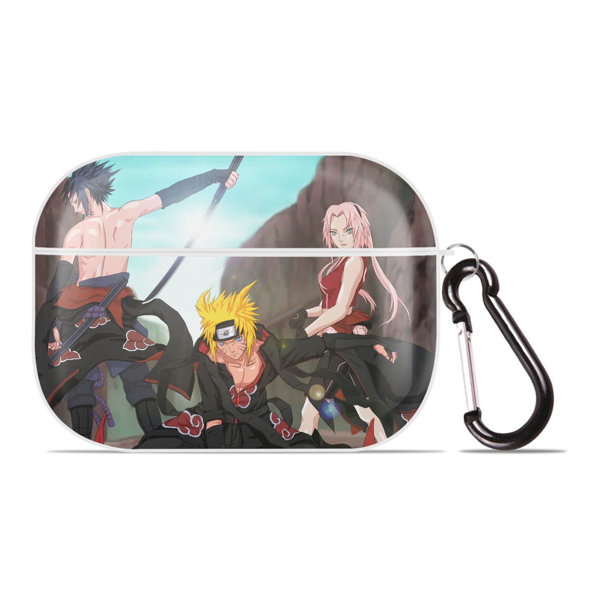 （画像用） NARUTO -ナルト- NARUTO -ナルト- 疾風伝 【AirPods Pro用】ハードシェル保護ケース 耐衝撃・防指紋・カラビナ付き商品仕様