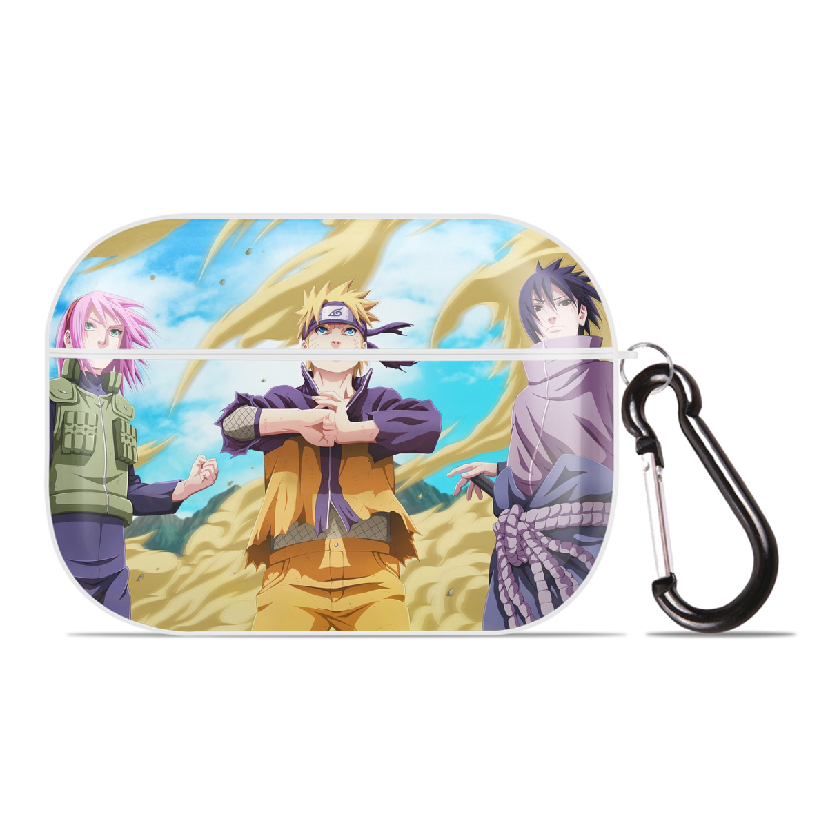 （画像用） NARUTO -ナルト- NARUTO -ナルト- 疾風伝 【AirPods Pro用】ハードシェル保護ケース 耐衝撃・防指紋・カラビナ付き商品仕様