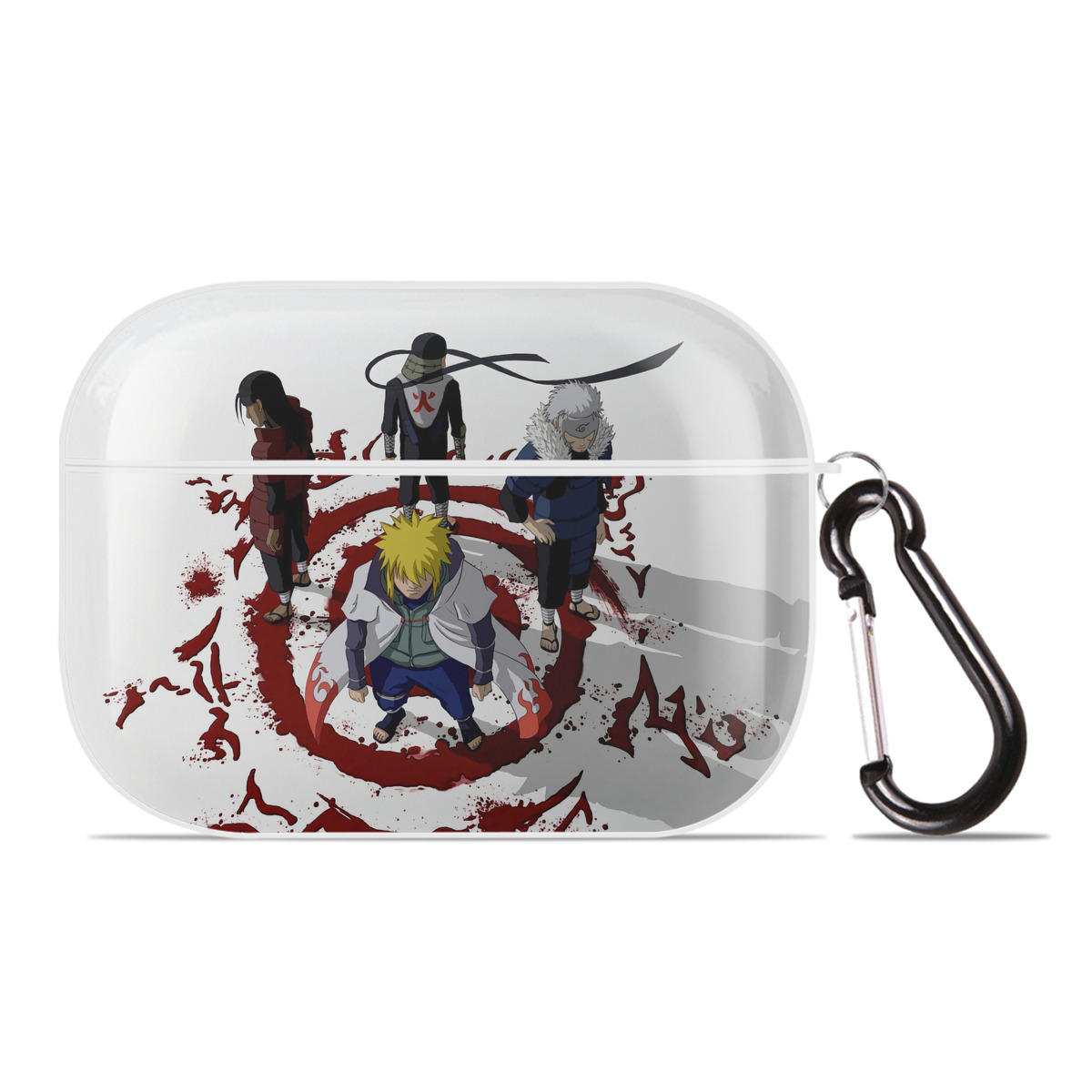 （画像用） NARUTO -ナルト- NARUTO -ナルト- 疾風伝 【AirPods Pro用】ハードシェル保護ケース 耐衝撃・防指紋・カラビナ付き商品仕様
