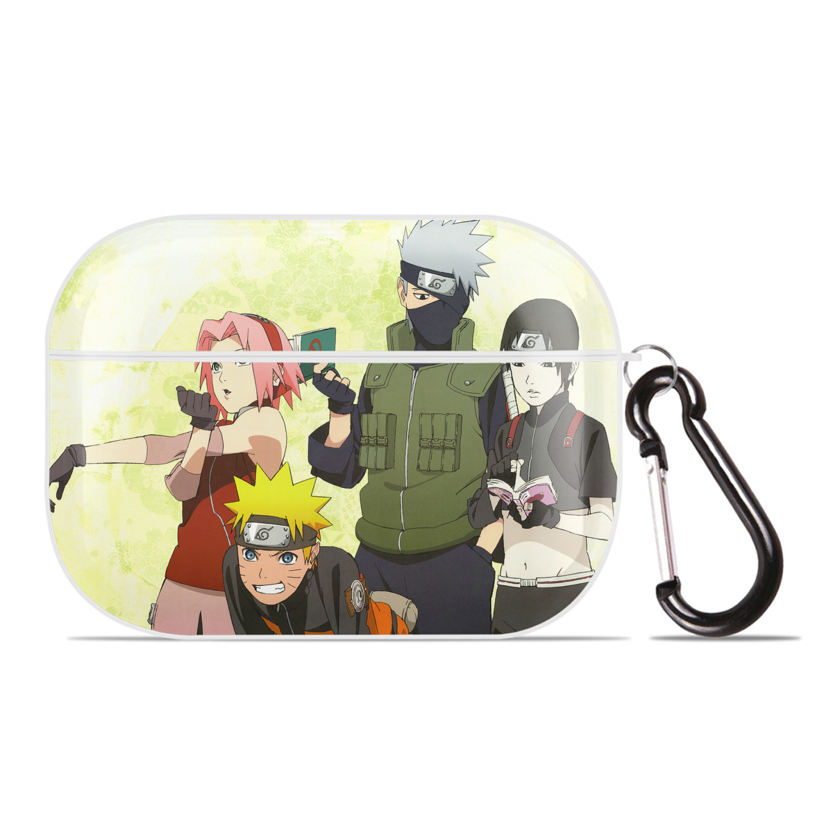 （画像用） NARUTO -ナルト- NARUTO -ナルト- 疾風伝 【AirPods Pro用】ハードシェル保護ケース 耐衝撃・防指紋・カラビナ付き商品仕様