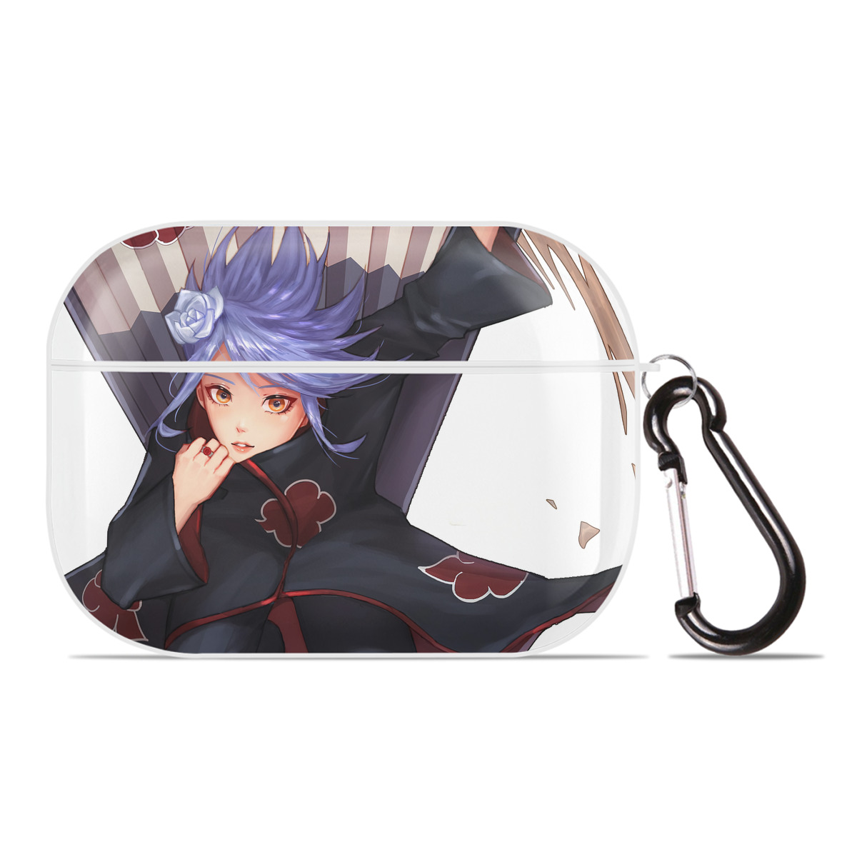 （画像用） NARUTO -ナルト- NARUTO -ナルト- 疾風伝 【AirPods Pro用】ハードシェル保護ケース 耐衝撃・防指紋・カラビナ付き商品仕様