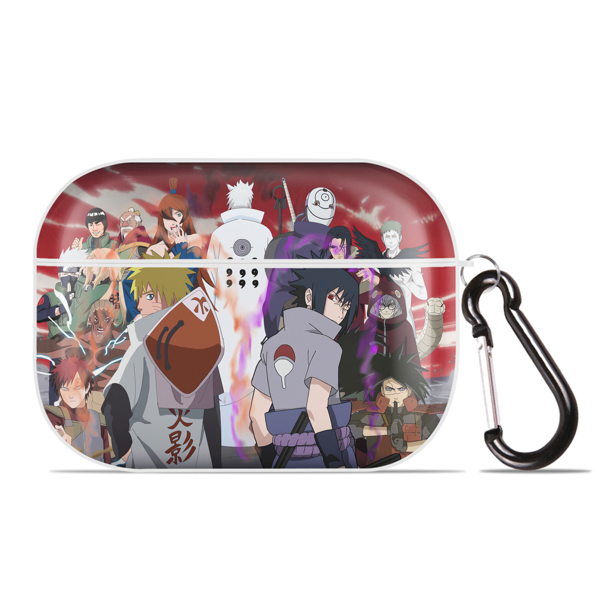 （画像用） NARUTO -ナルト- NARUTO -ナルト- 疾風伝 【AirPods Pro用】ハードシェル保護ケース 耐衝撃・防指紋・カラビナ付き商品仕様