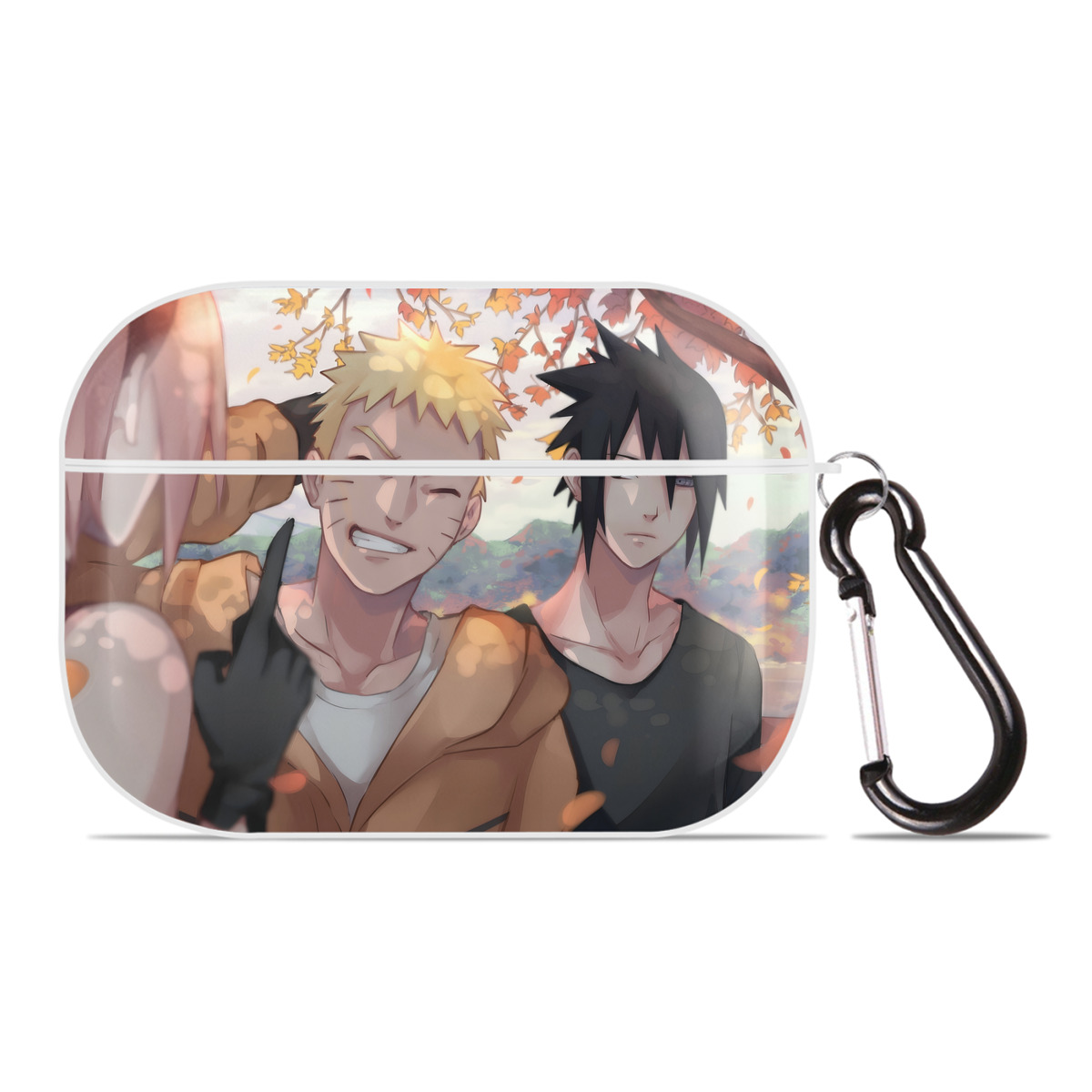 （画像用） NARUTO -ナルト- NARUTO -ナルト- 疾風伝 【AirPods Pro用】ハードシェル保護ケース 耐衝撃・防指紋・カラビナ付き商品仕様