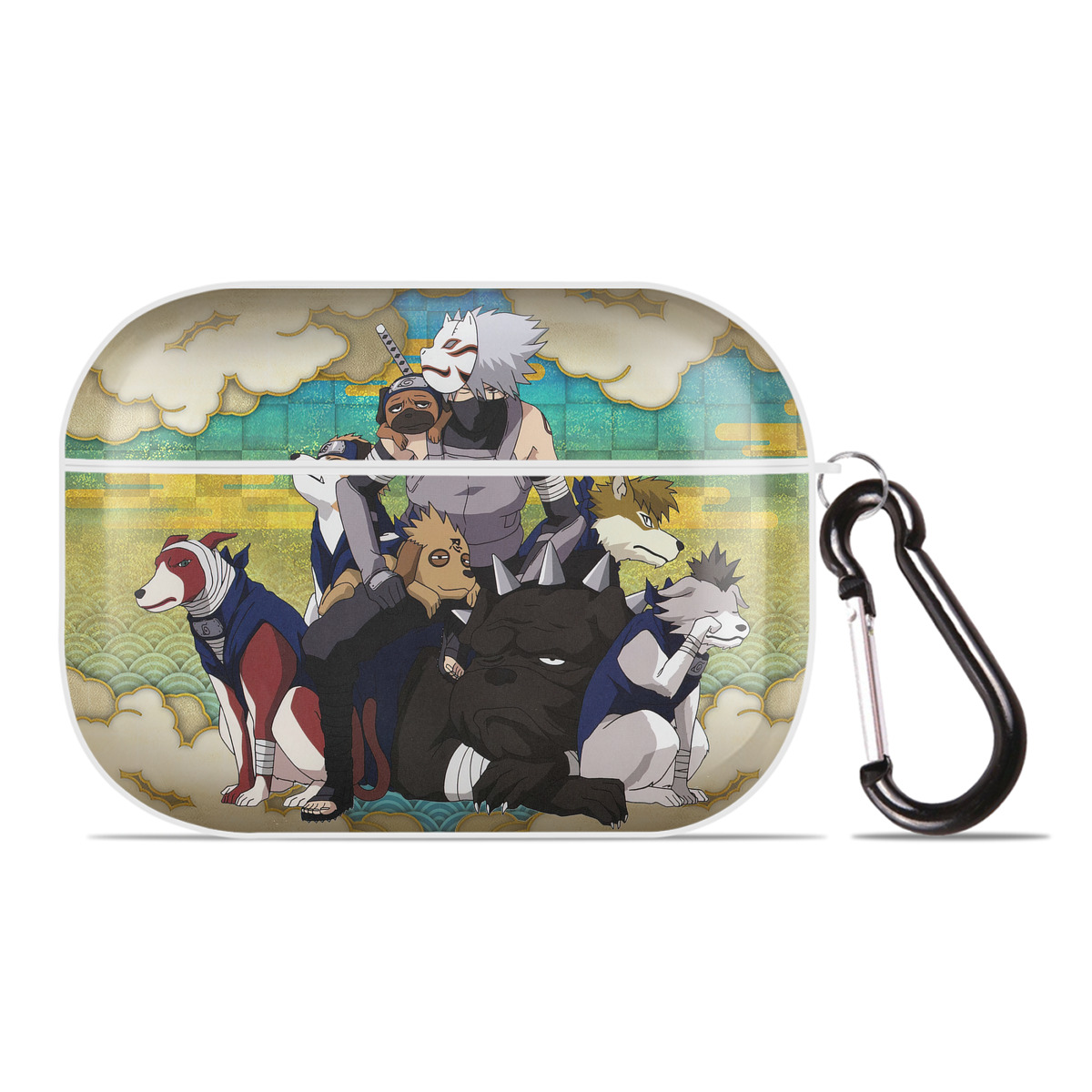 （画像用） NARUTO -ナルト- NARUTO -ナルト- 疾風伝 【AirPods Pro用】ハードシェル保護ケース 耐衝撃・防指紋・カラビナ付き商品仕様