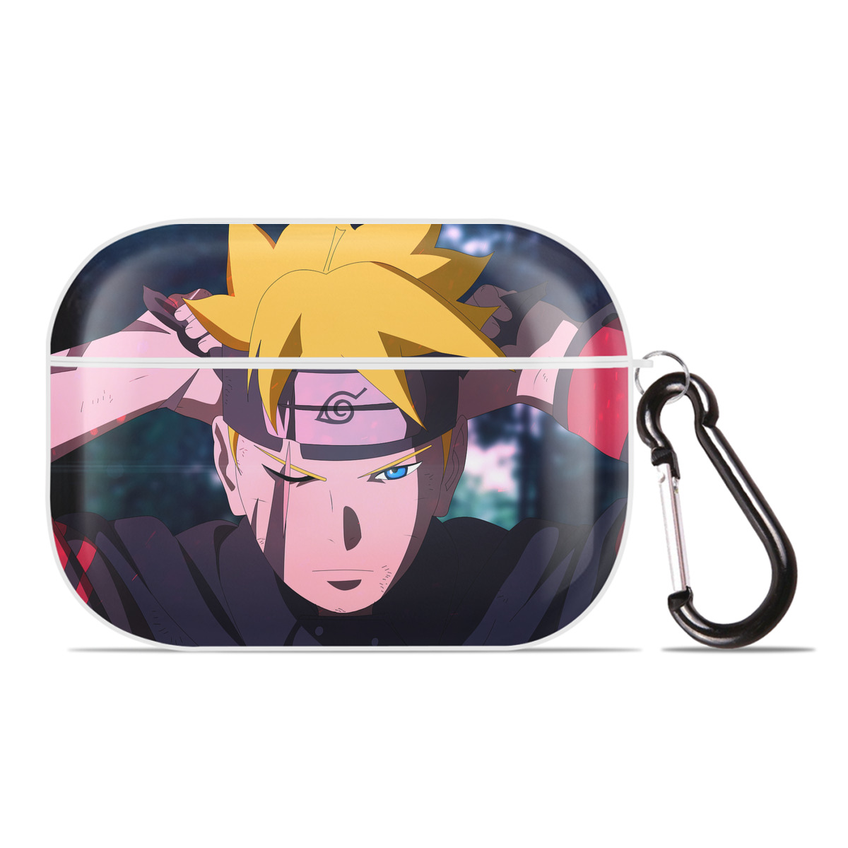 （画像用） NARUTO -ナルト- NARUTO -ナルト- 疾風伝 【AirPods Pro用】ハードシェル保護ケース 耐衝撃・防指紋・カラビナ付き商品仕様