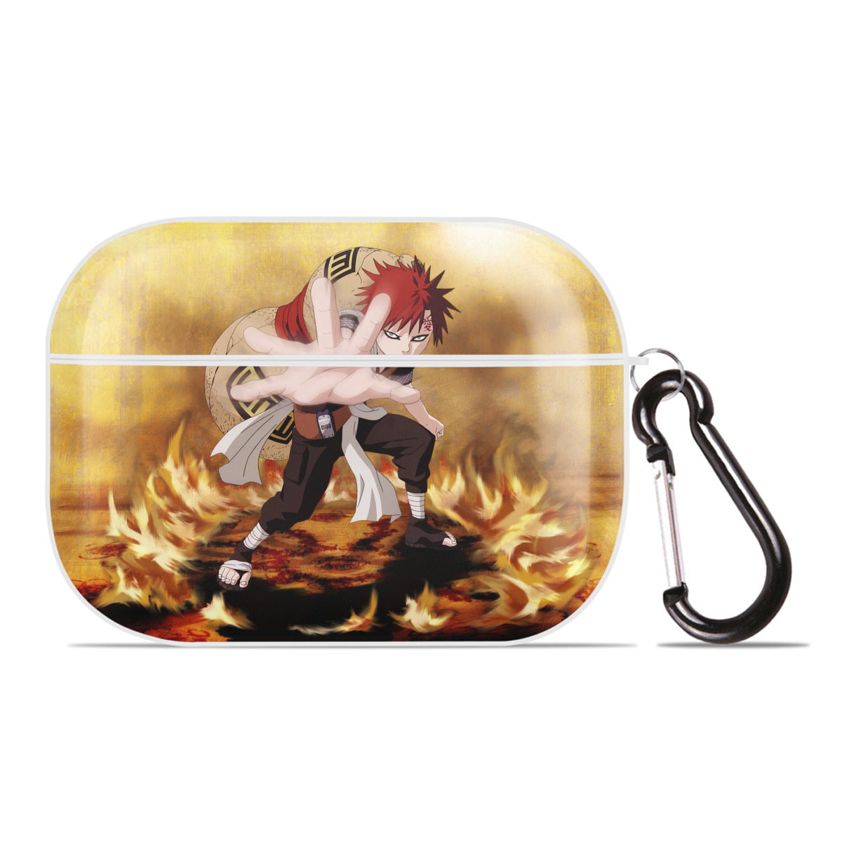 （画像用） NARUTO -ナルト- NARUTO -ナルト- 疾風伝 【AirPods Pro用】ハードシェル保護ケース 耐衝撃・防指紋・カラビナ付き商品仕様