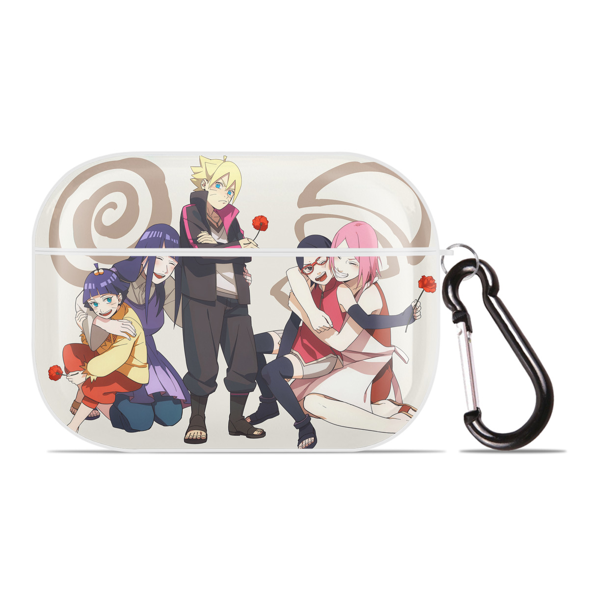 （画像用） NARUTO -ナルト- NARUTO -ナルト- 疾風伝 【AirPods Pro用】ハードシェル保護ケース 耐衝撃・防指紋・カラビナ付き商品仕様