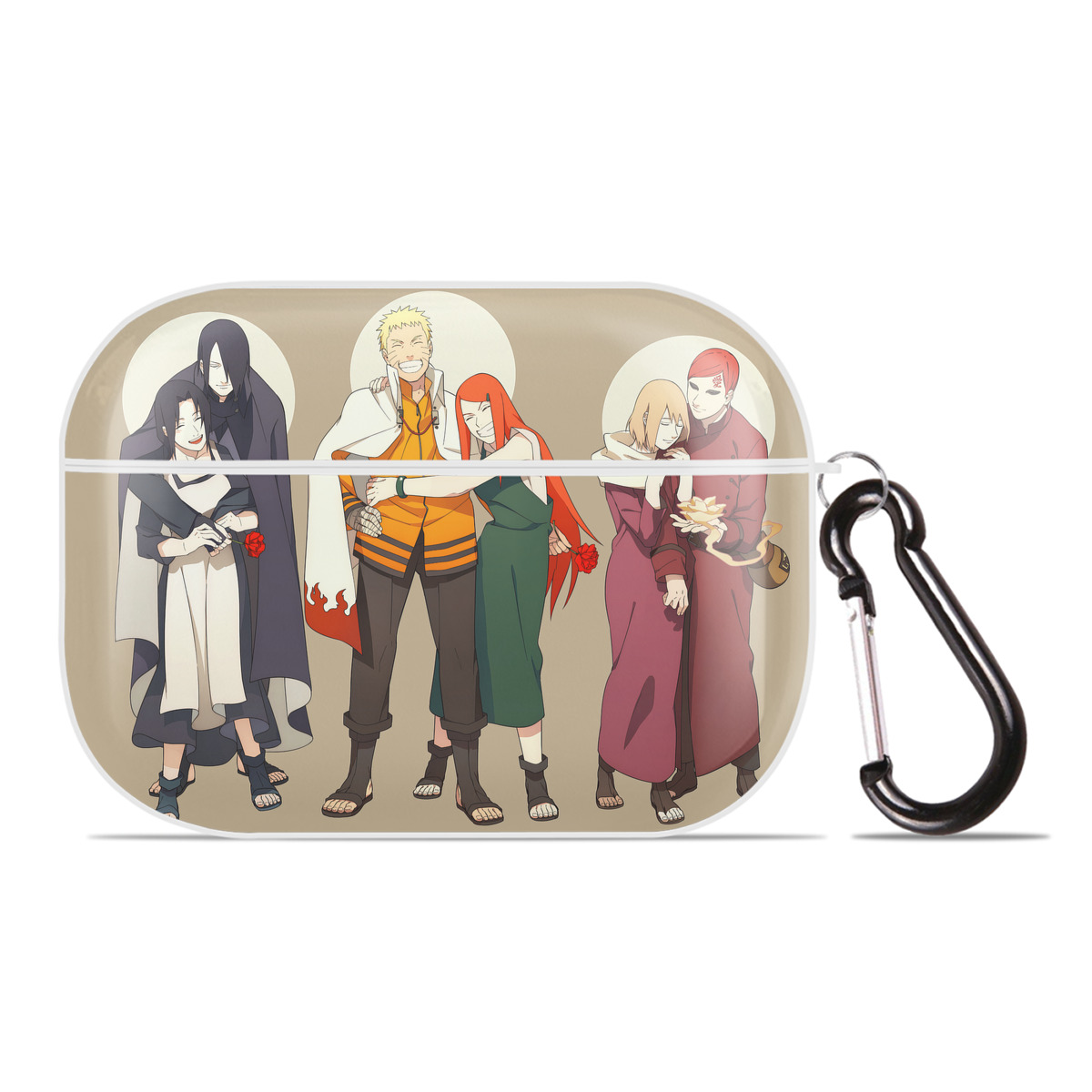 （画像用） NARUTO -ナルト- NARUTO -ナルト- 疾風伝 【AirPods Pro用】ハードシェル保護ケース 耐衝撃・防指紋・カラビナ付き商品仕様