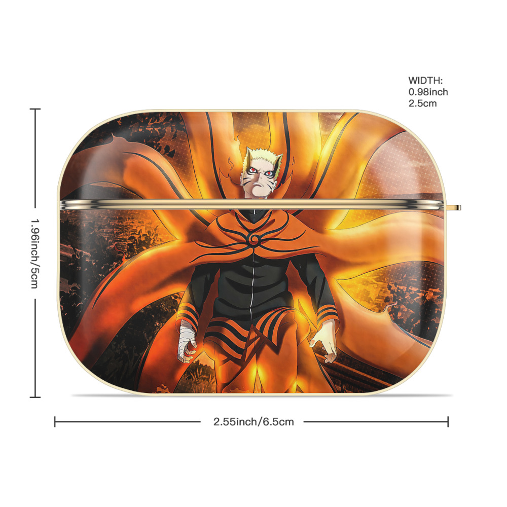 NARUTO -ナルト- NARUTO -ナルト- 疾風伝 【AirPods Pro用】ハードシェル保護ケース｜耐衝撃・防指紋・カラビナ付き商品仕様