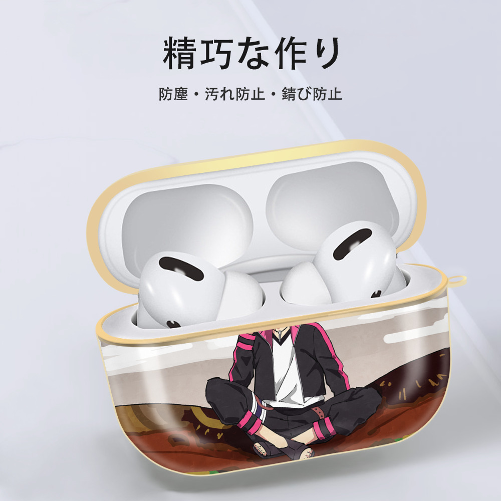 NARUTO -ナルト- NARUTO -ナルト- 疾風伝 【AirPods Pro用】ハードシェル保護ケース｜耐衝撃・防指紋・カラビナ付き商品仕様