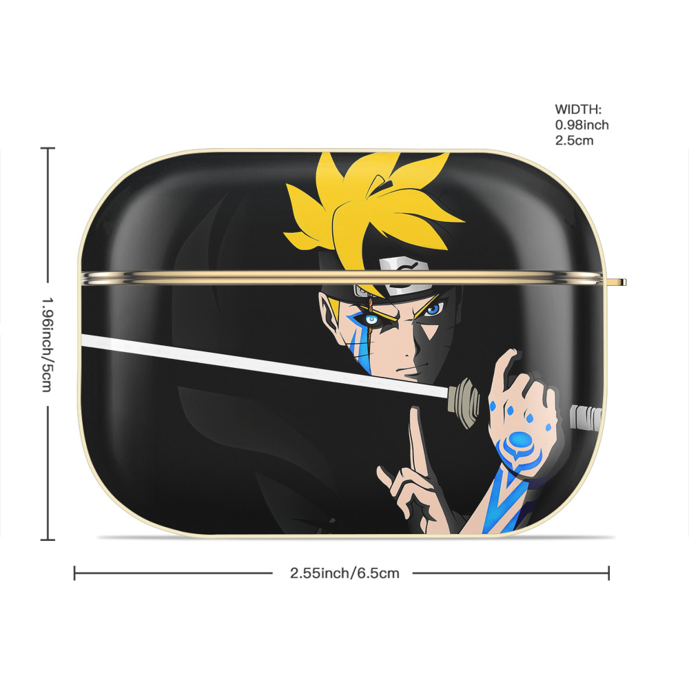 NARUTO -ナルト- NARUTO -ナルト- 疾風伝 【AirPods Pro用】ハードシェル保護ケース｜耐衝撃・防指紋・カラビナ付き商品仕様