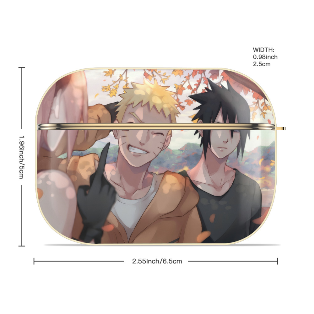 NARUTO -ナルト- NARUTO -ナルト- 疾風伝 【AirPods Pro用】ハードシェル保護ケース｜耐衝撃・防指紋・カラビナ付き商品仕様