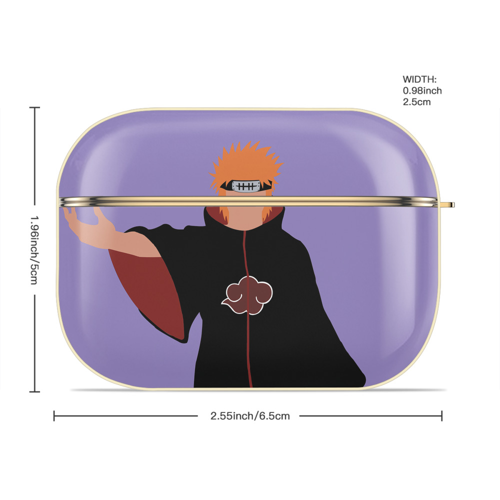 NARUTO -ナルト- NARUTO -ナルト- 疾風伝 【AirPods Pro用】ハードシェル保護ケース｜耐衝撃・防指紋・カラビナ付き商品仕様